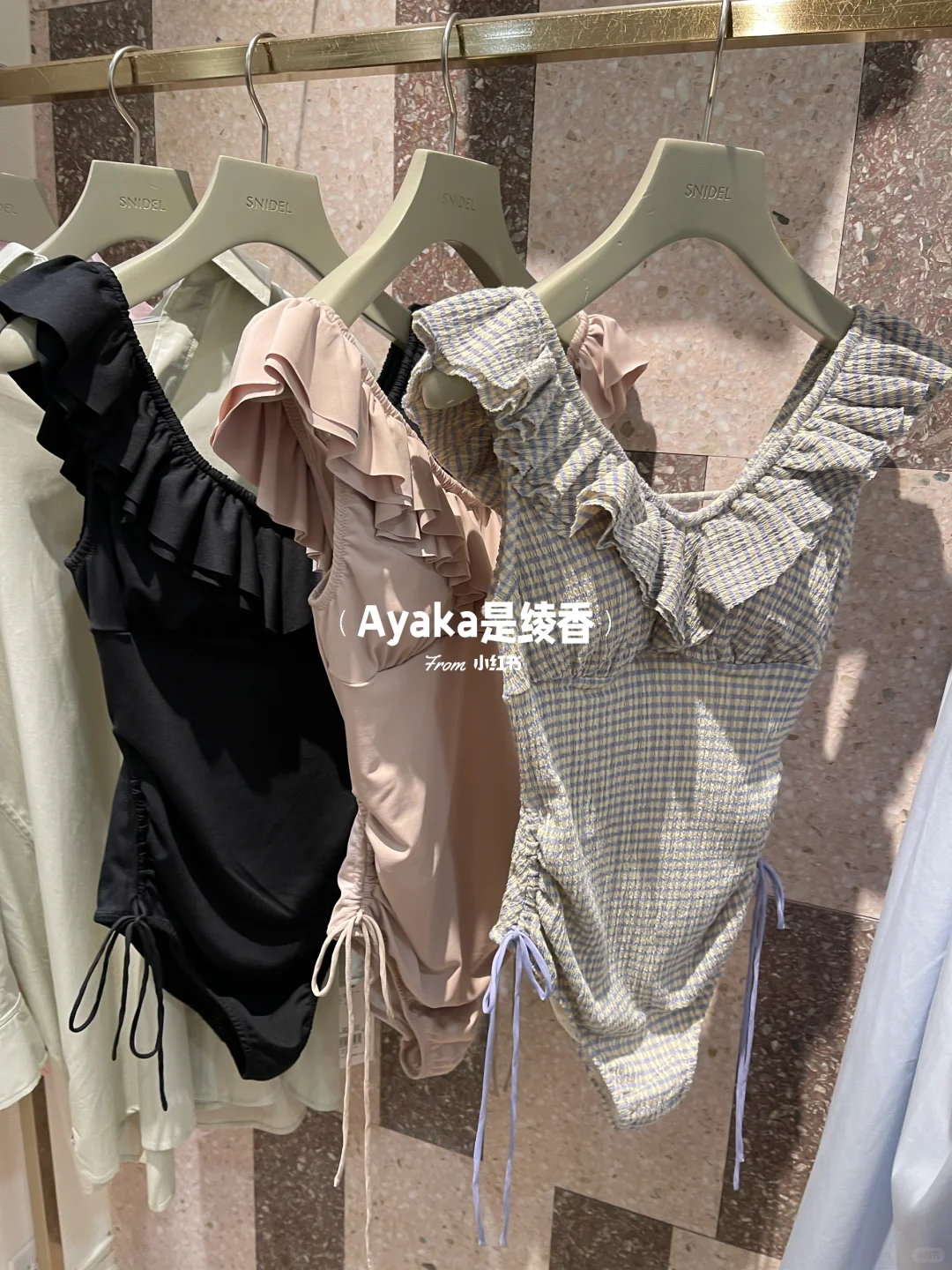 Snidel夏季甜美穿搭👙泳衣超可爱～