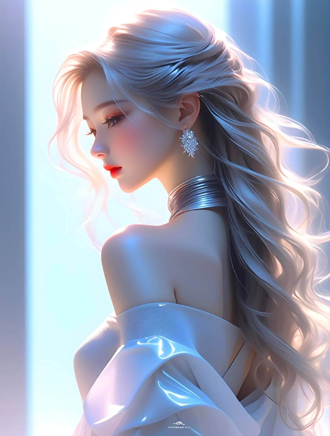 8张美女背影