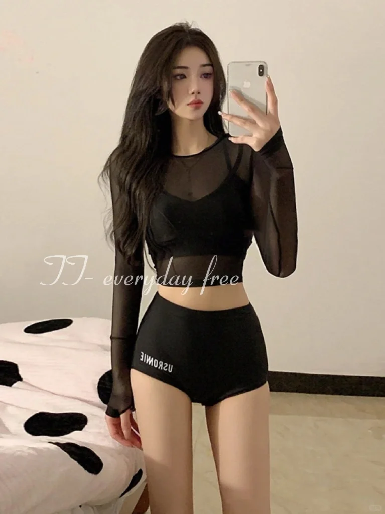 显瘦泳衣👙小肚小肚可以收住啦