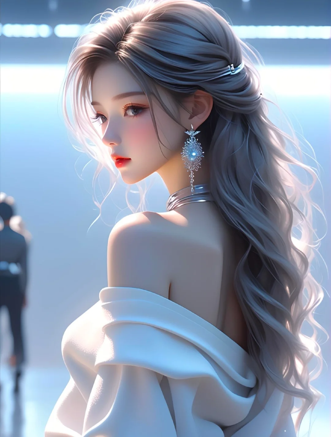 8张美女背影