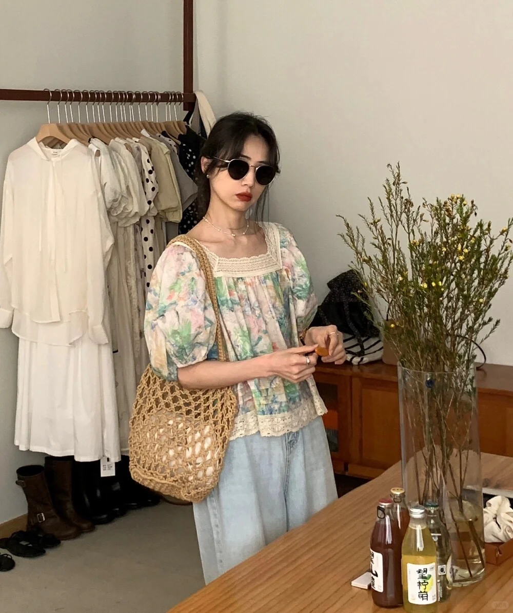 甜妹蕾丝穿搭