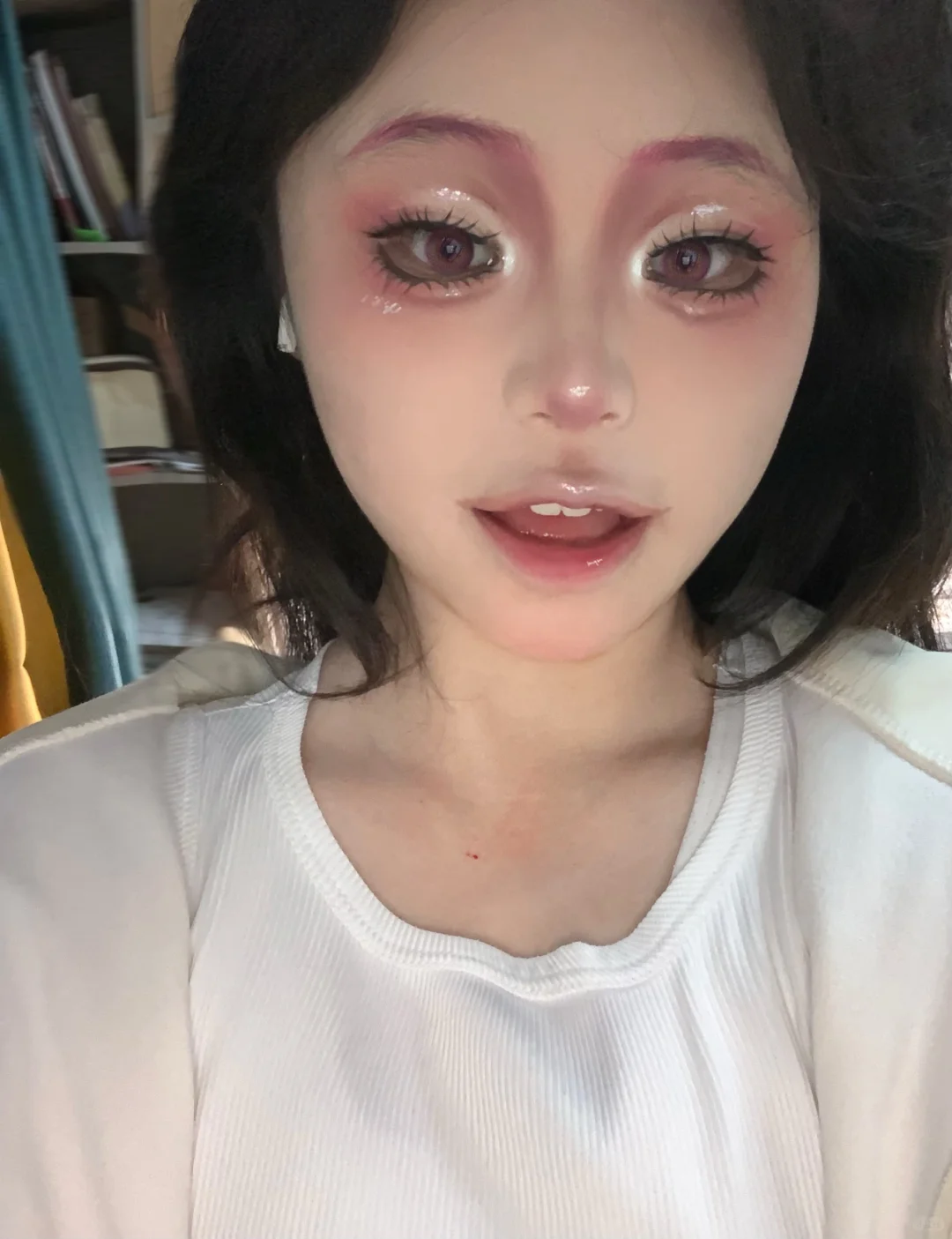 pink      妆面分享