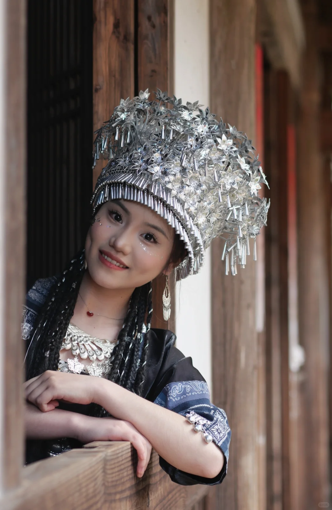 来一波苗族风！美女与古村落