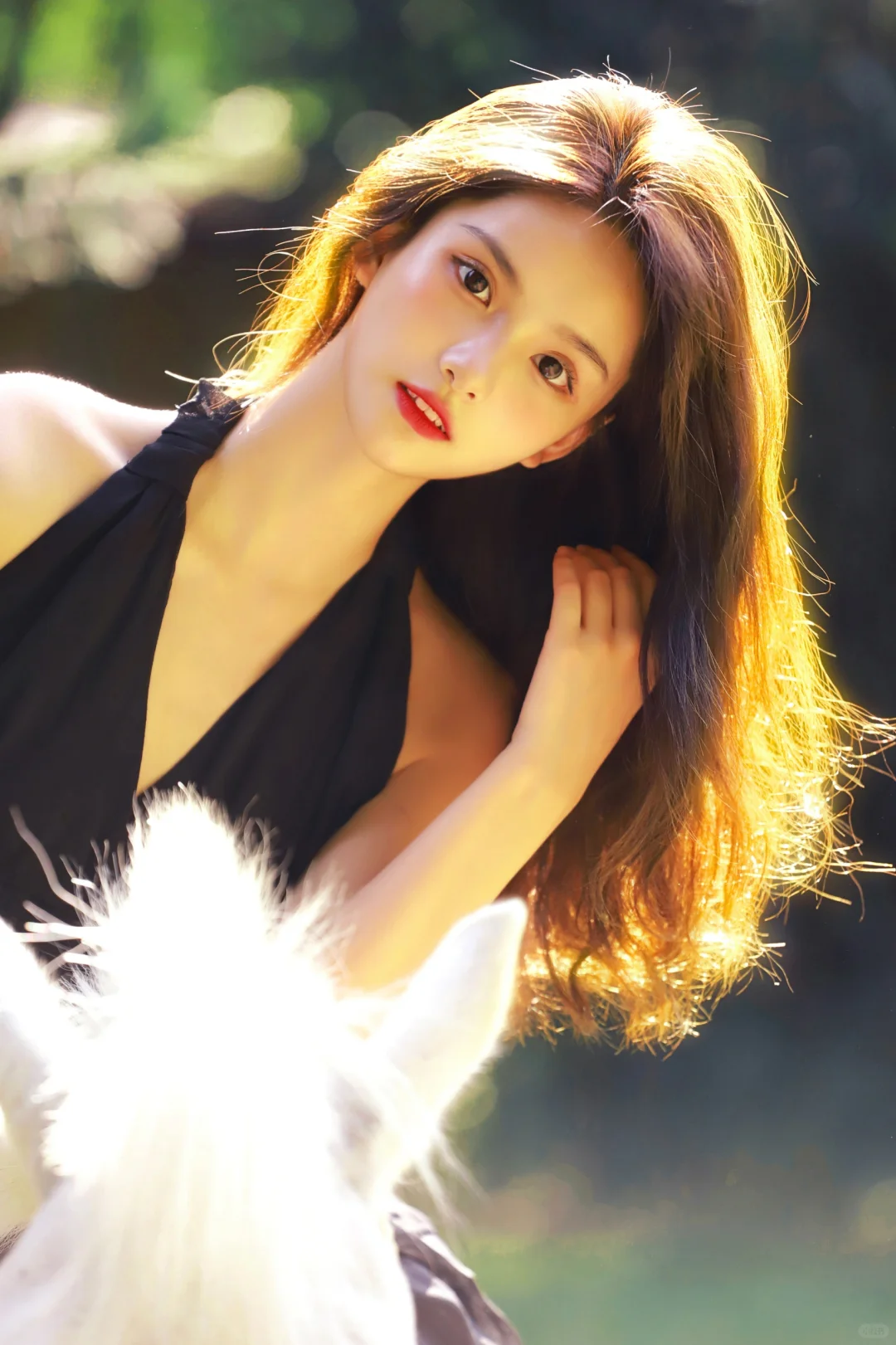 美女与马