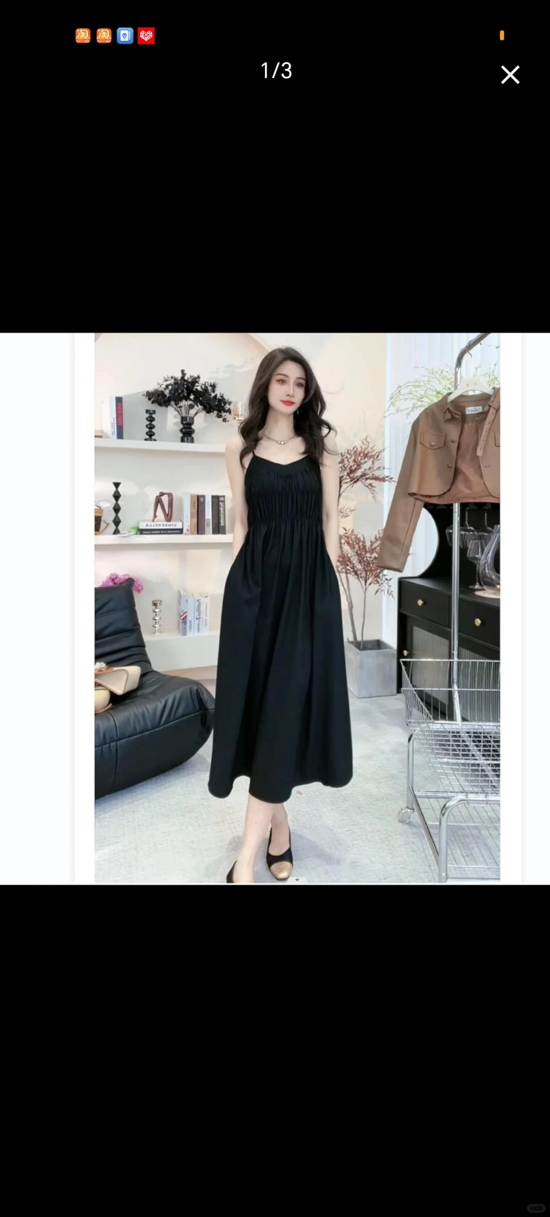美女小黑裙