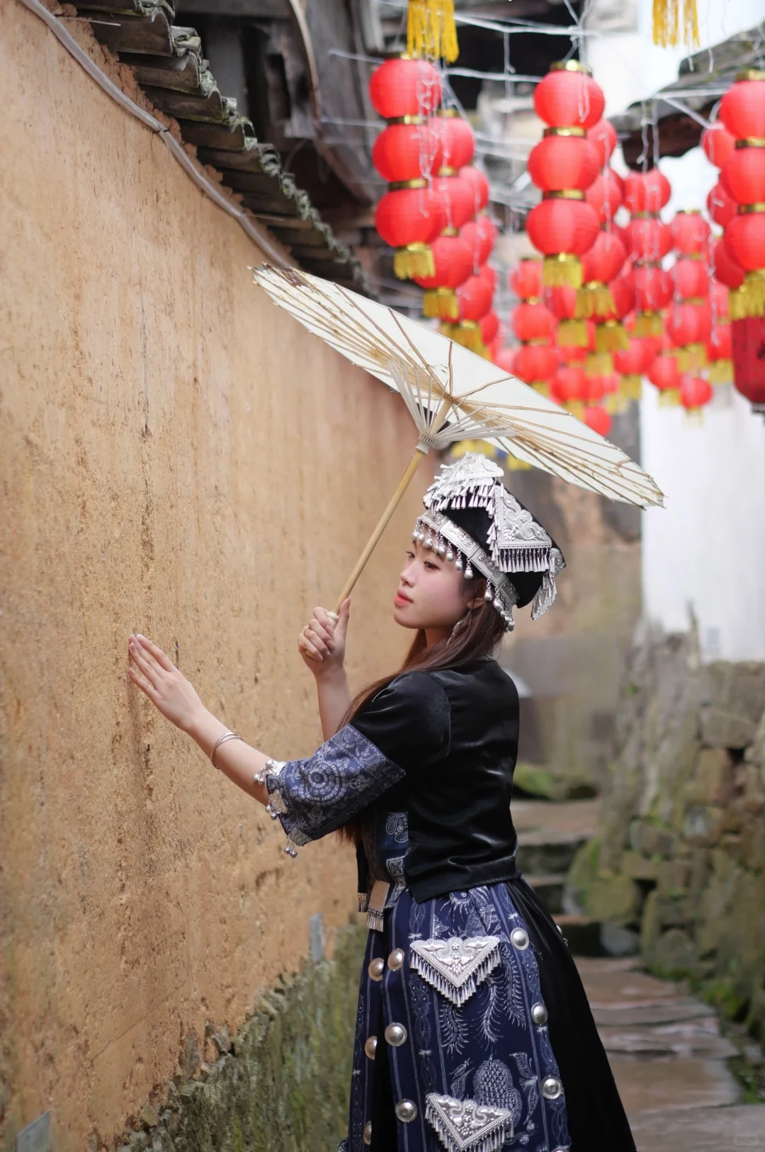 来一波苗族风！美女与古村落