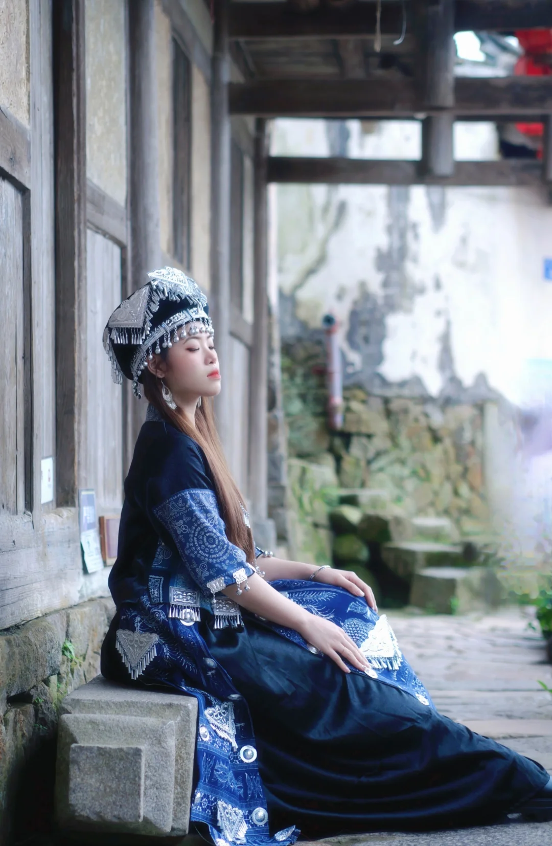 来一波苗族风！美女与古村落