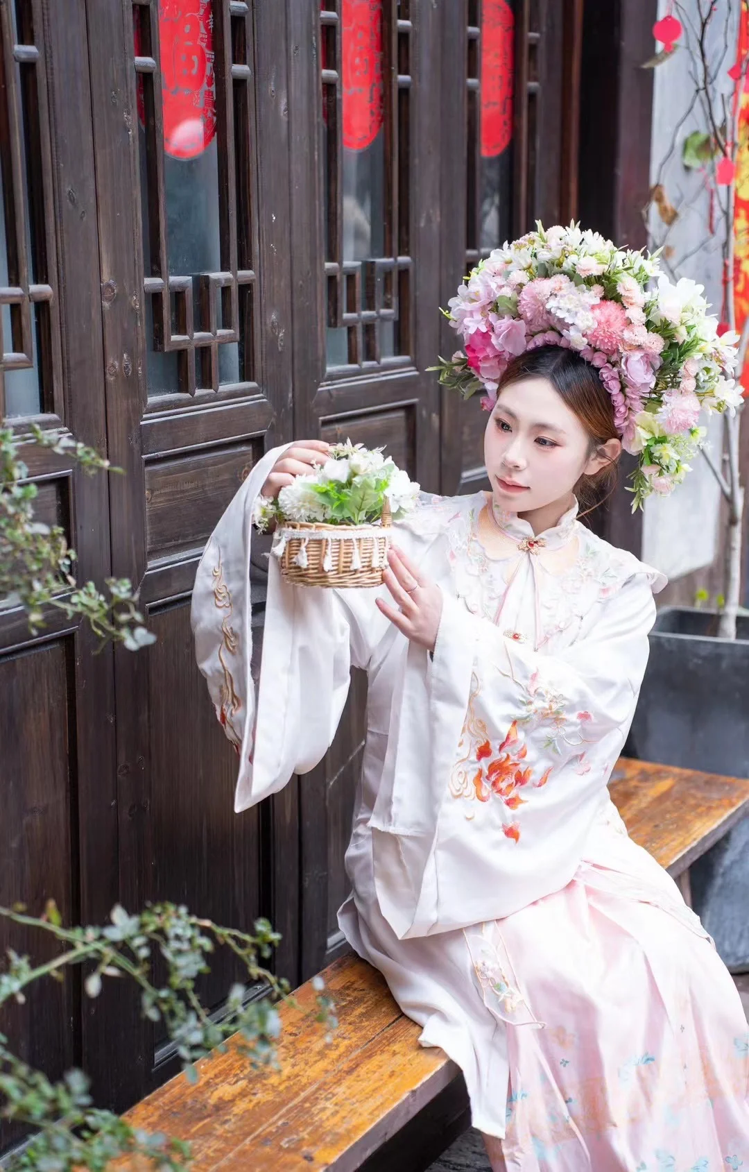 一念簪花，一世无忧 今生戴花，世世漂亮