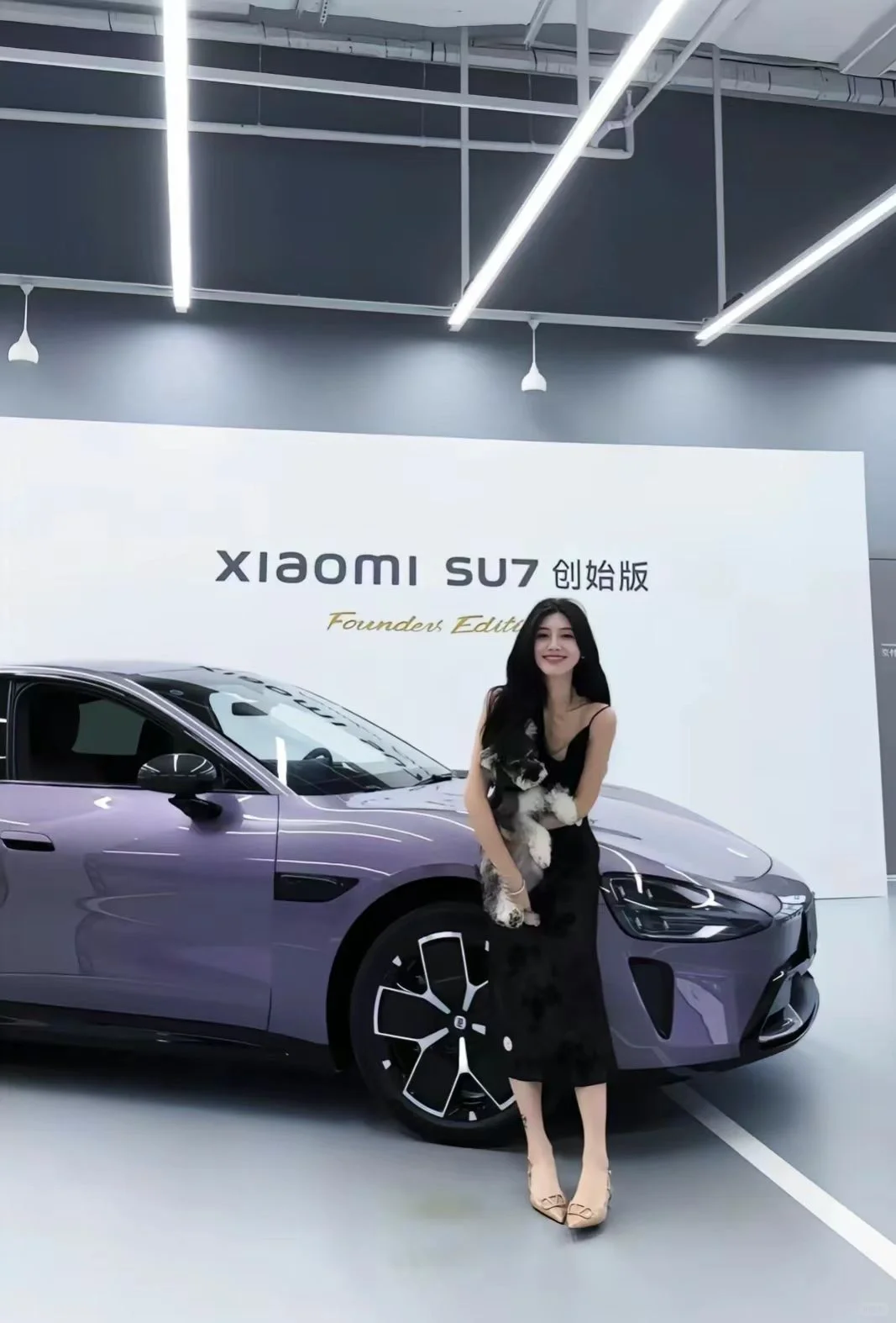 喜提小米 SU7 的美女合集