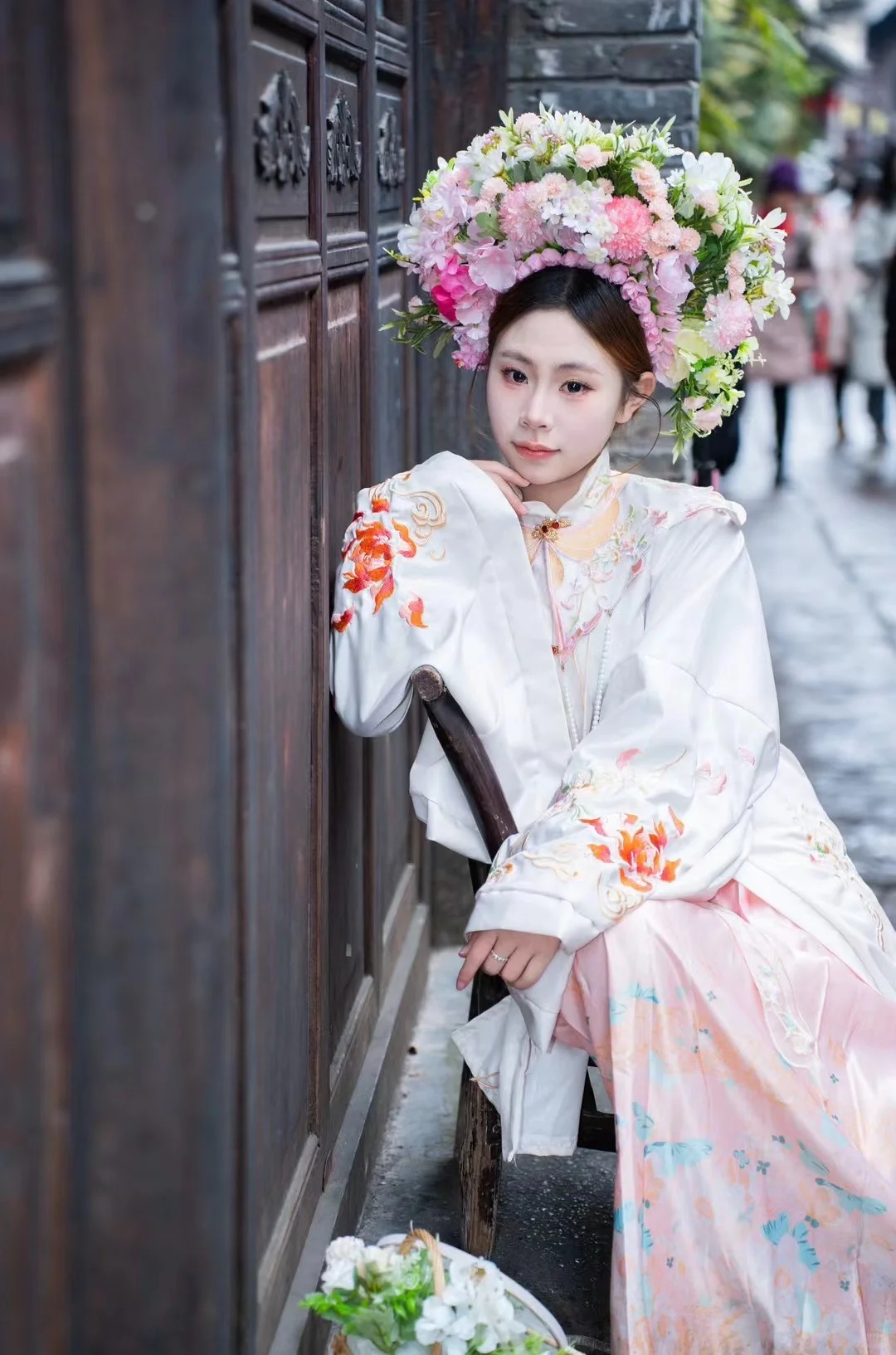 一念簪花，一世无忧 今生戴花，世世漂亮