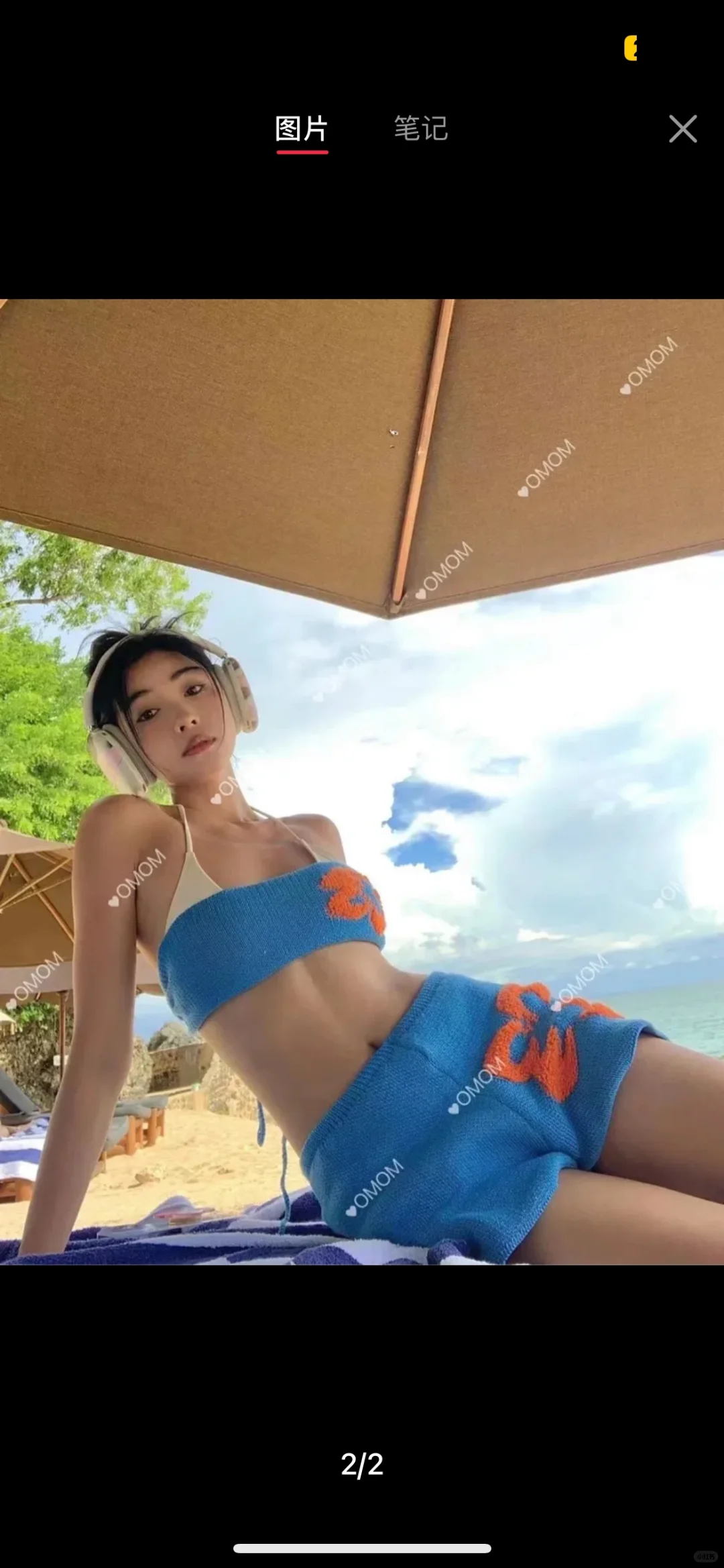 买了一套超级特别的泳衣玩漂流！