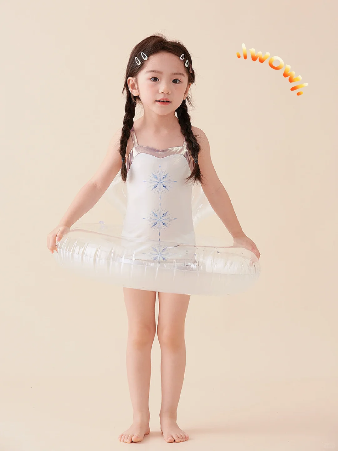 👧夏日必备💖女童艾莎泳衣