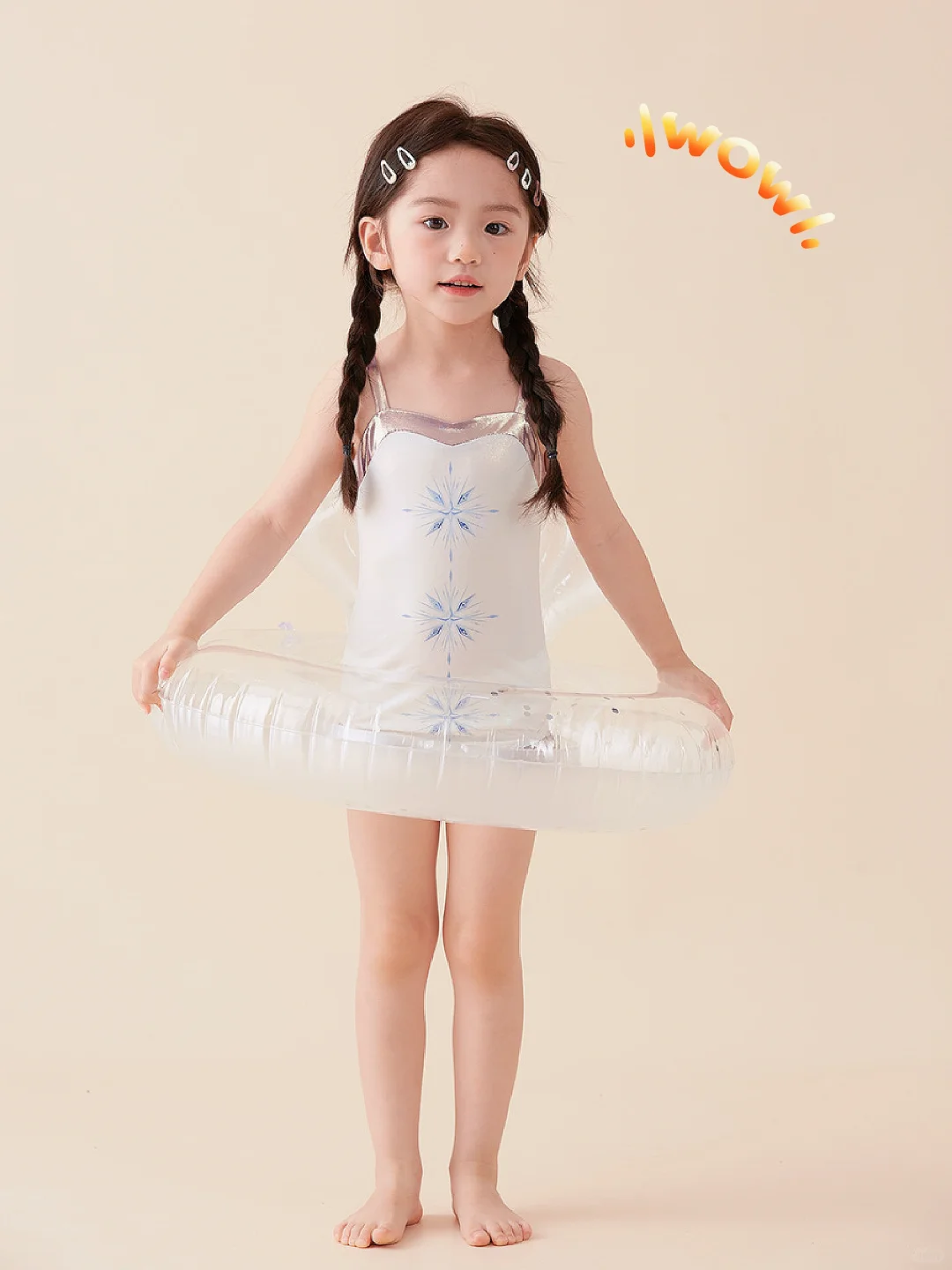 👧夏日必备💖女童艾莎泳衣