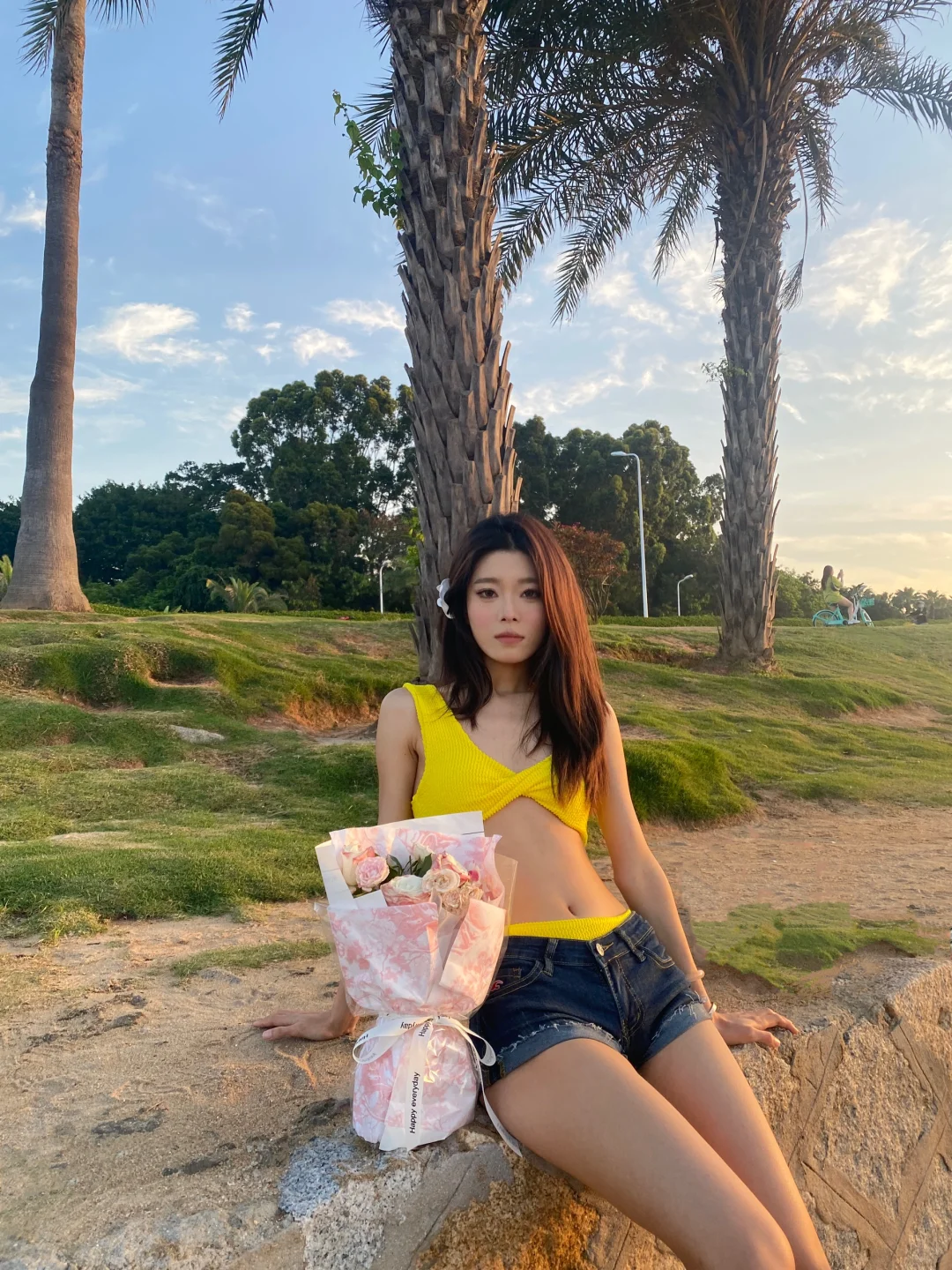 出海边次抛裙👗