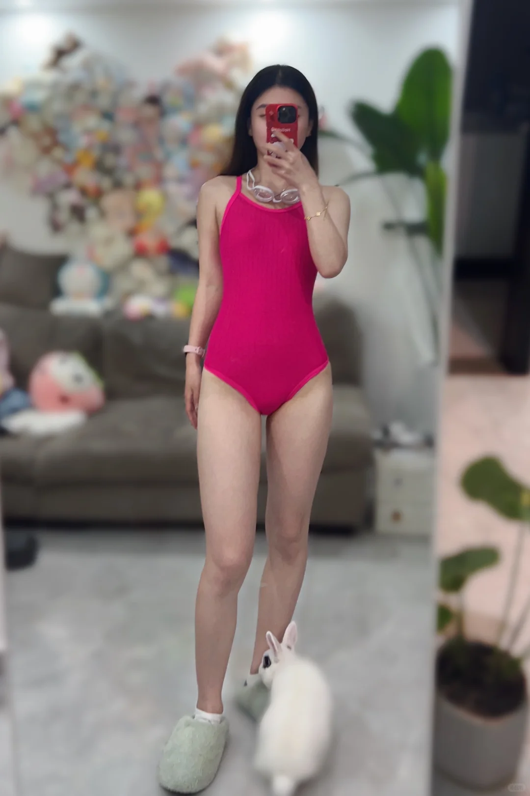 小兔也喜欢亮色🤩🤩｜火龙果色💞