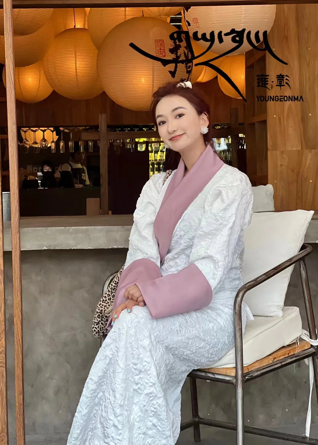 新藏式·粉白甜美💓藏袍·谁不爱