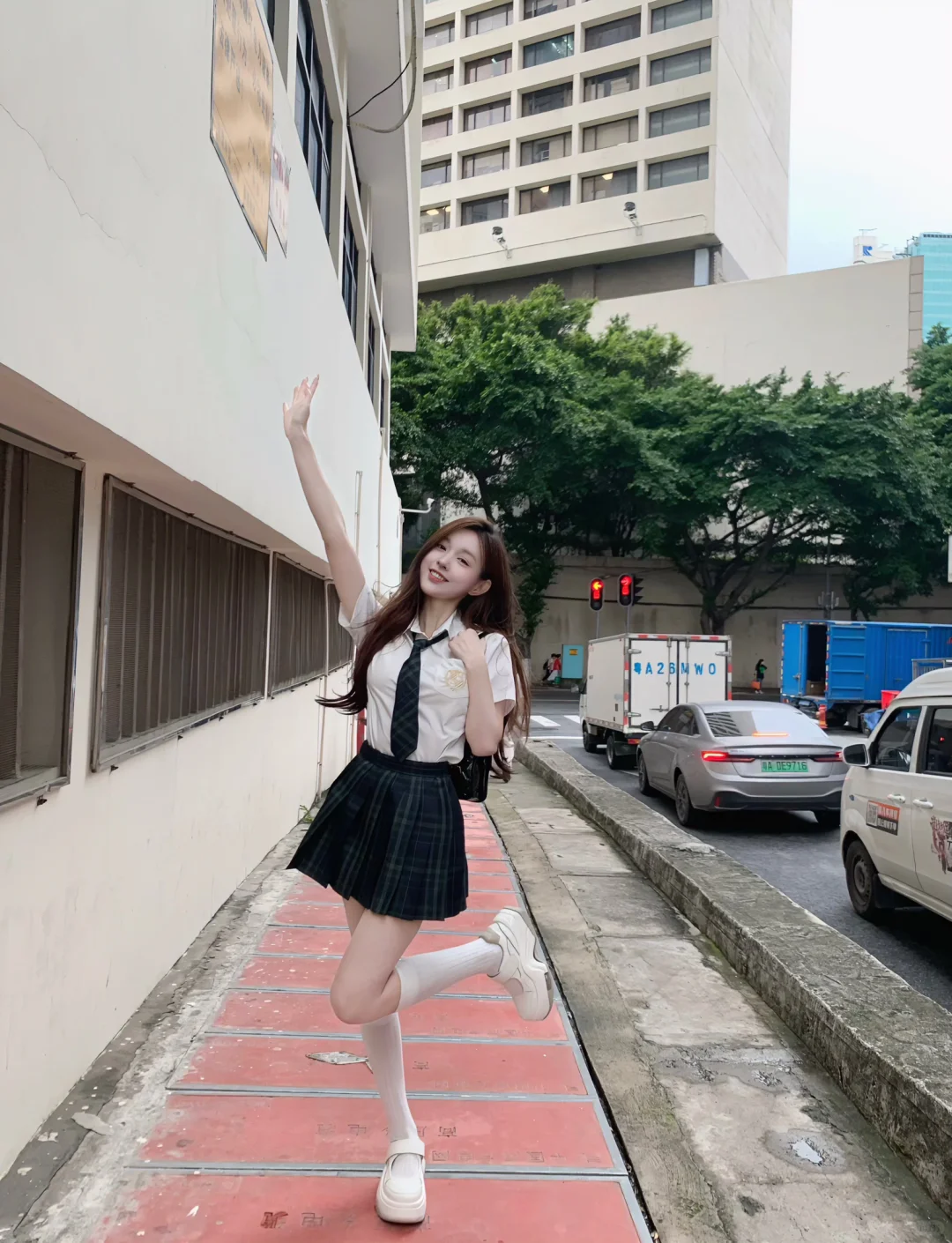广州电商女摄🤍博主跟拍 JK制服这样拍