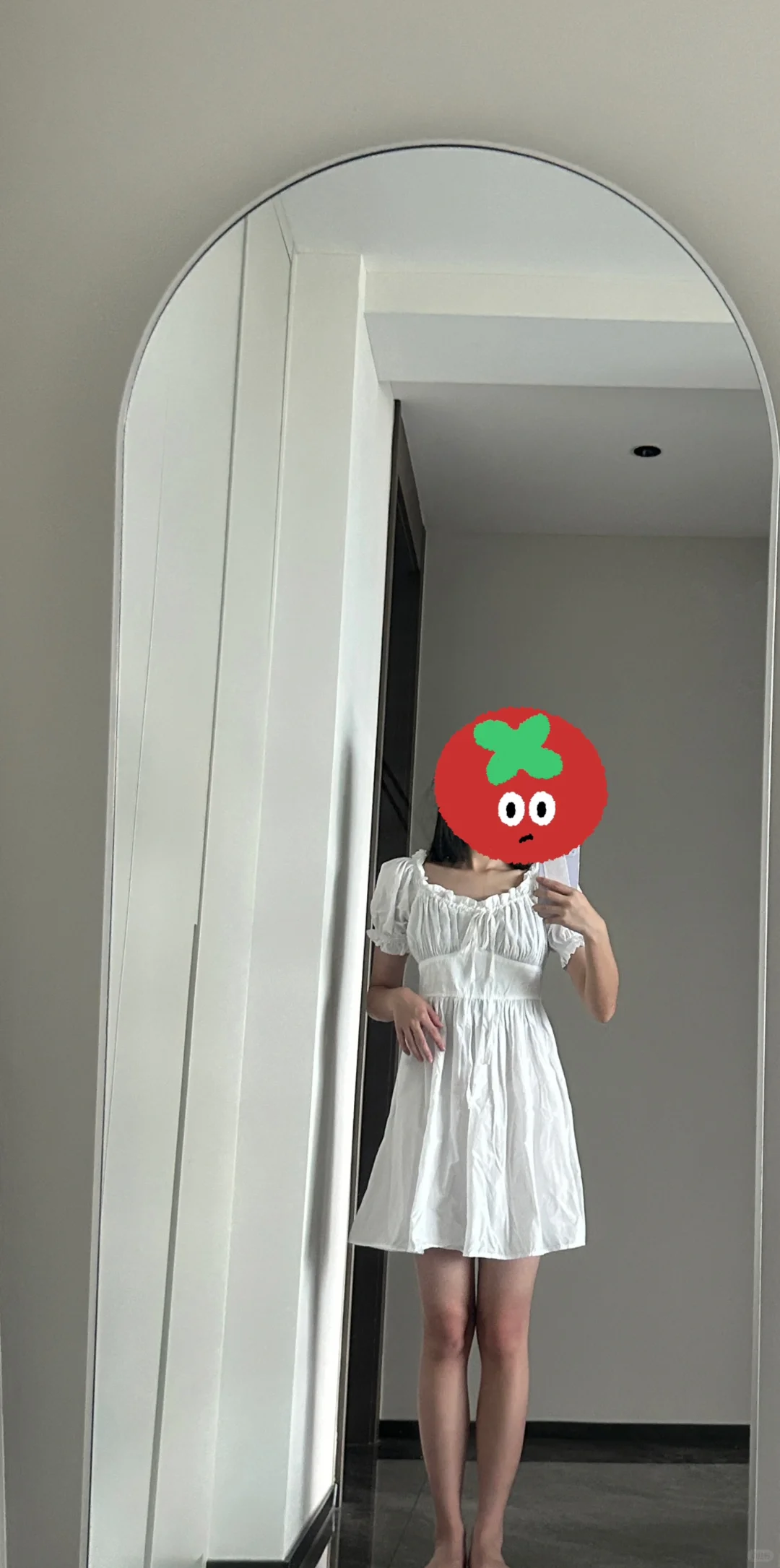 好乖的显腿长小个子夏日连衣短裙分享～