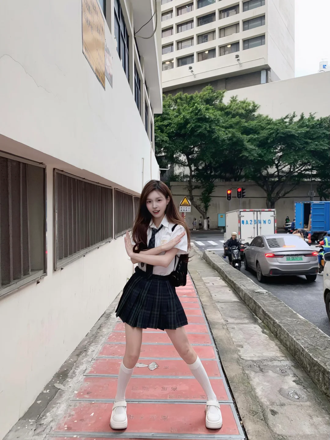 广州电商女摄🤍博主跟拍 JK制服这样拍