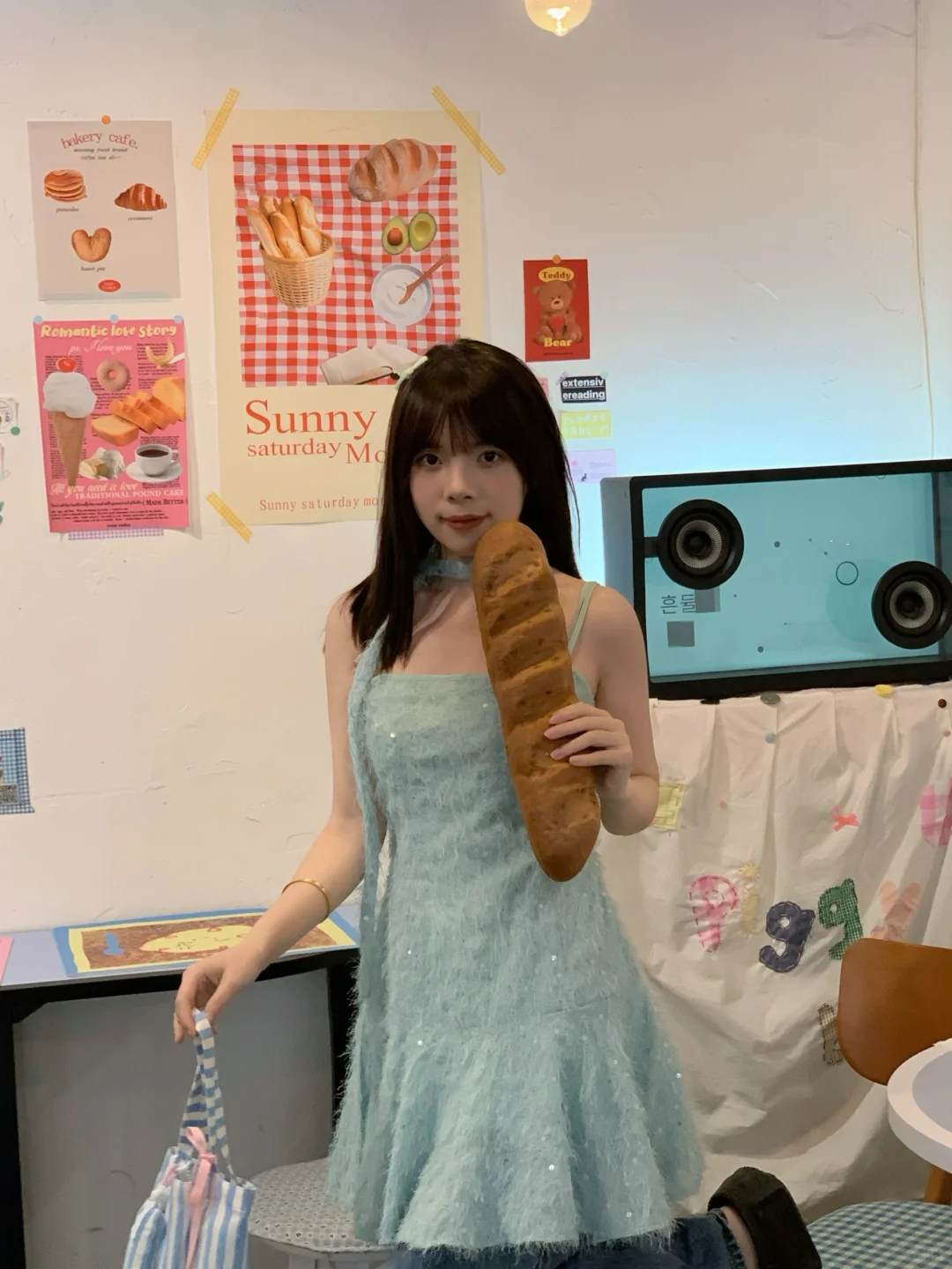 近期超爱水蓝色