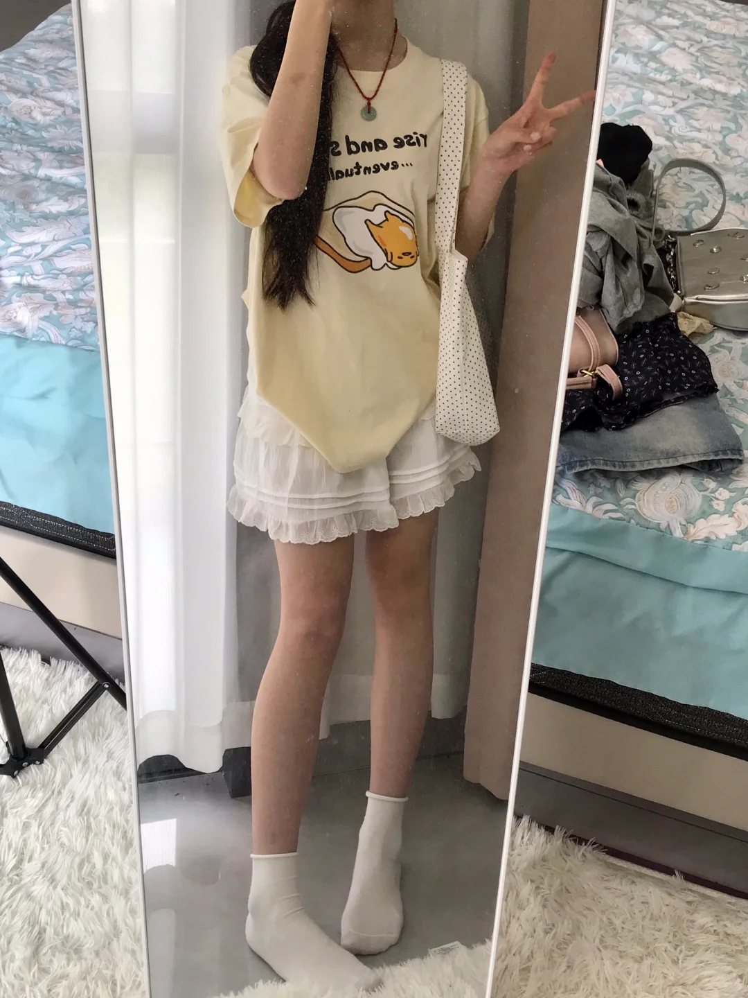ootd｜便宜衣服贵贵穿～这一套也太甜啦！
