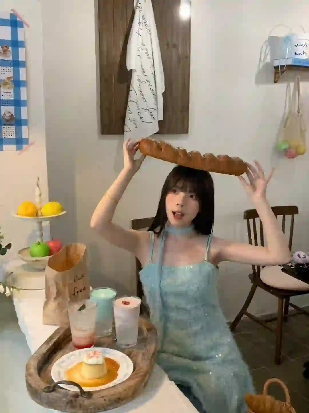 近期超爱水蓝色