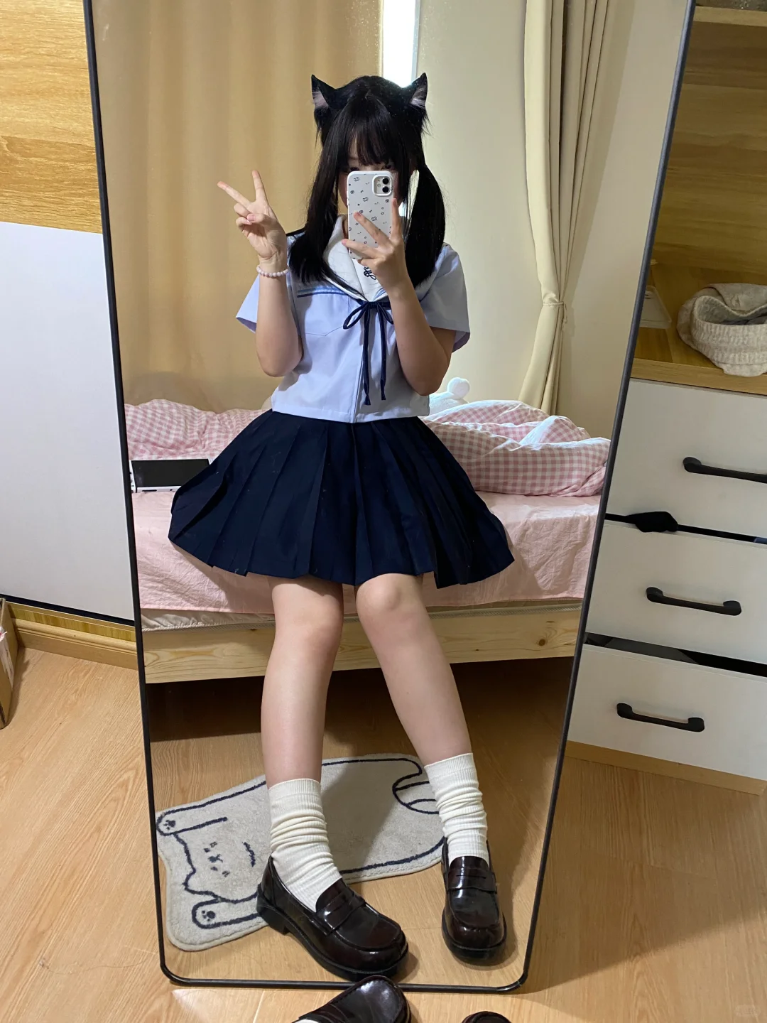 哎哟水手服➕裙撑真的萌的要死