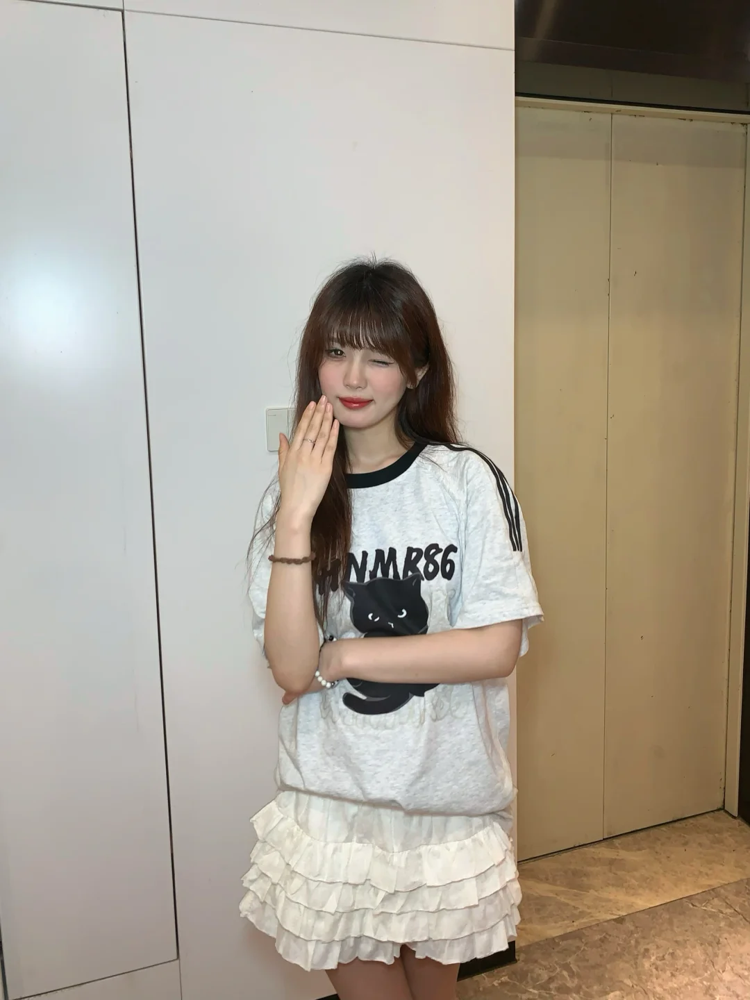 今日甜妹穿搭look