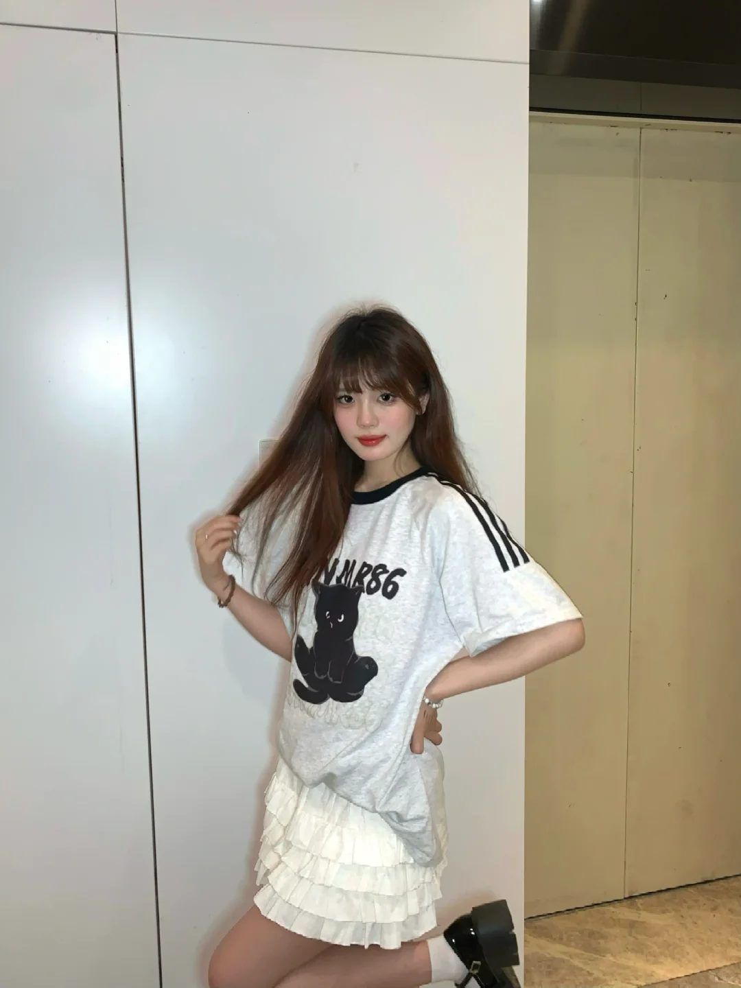 今日甜妹穿搭look