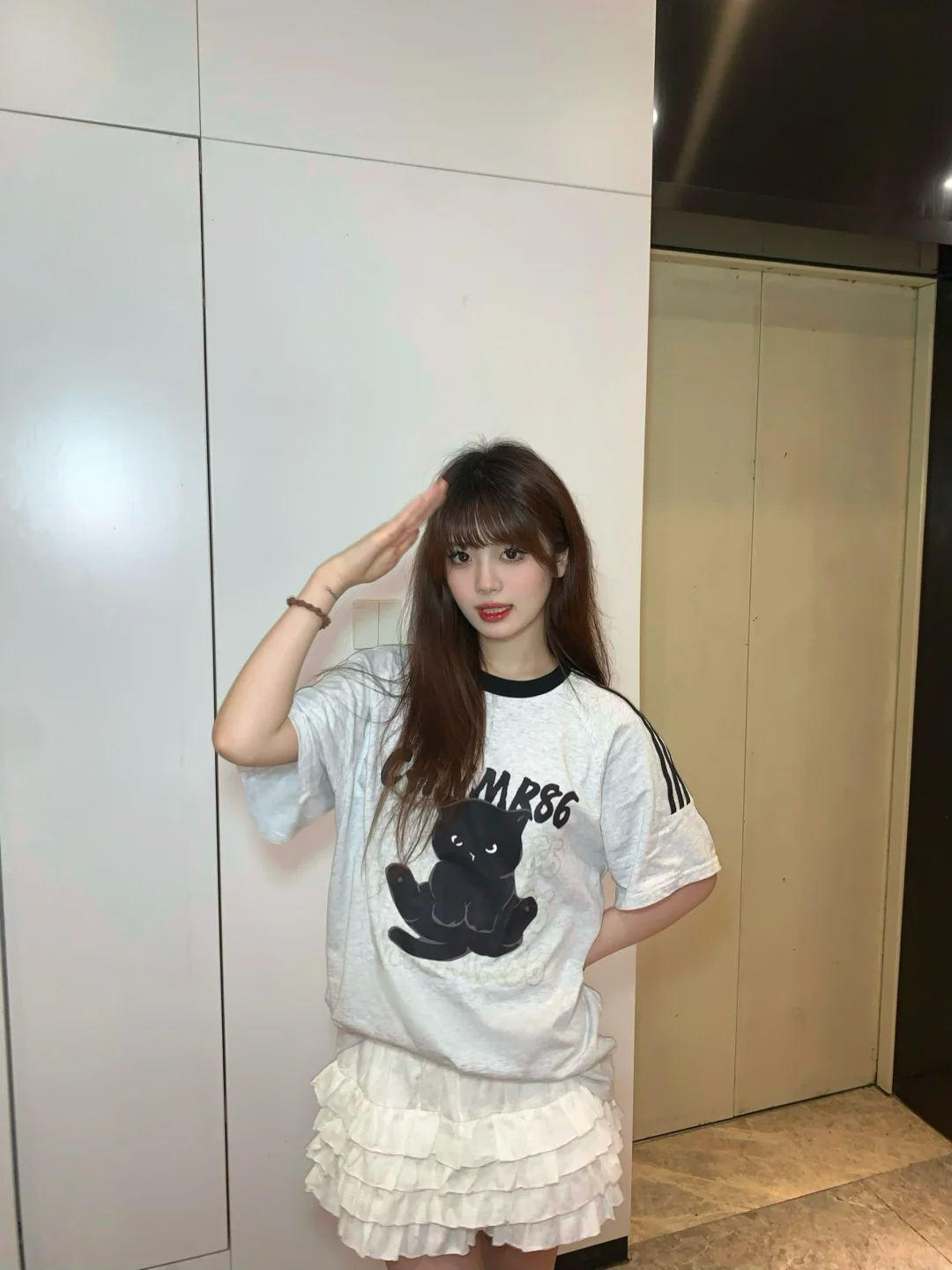 今日甜妹穿搭look