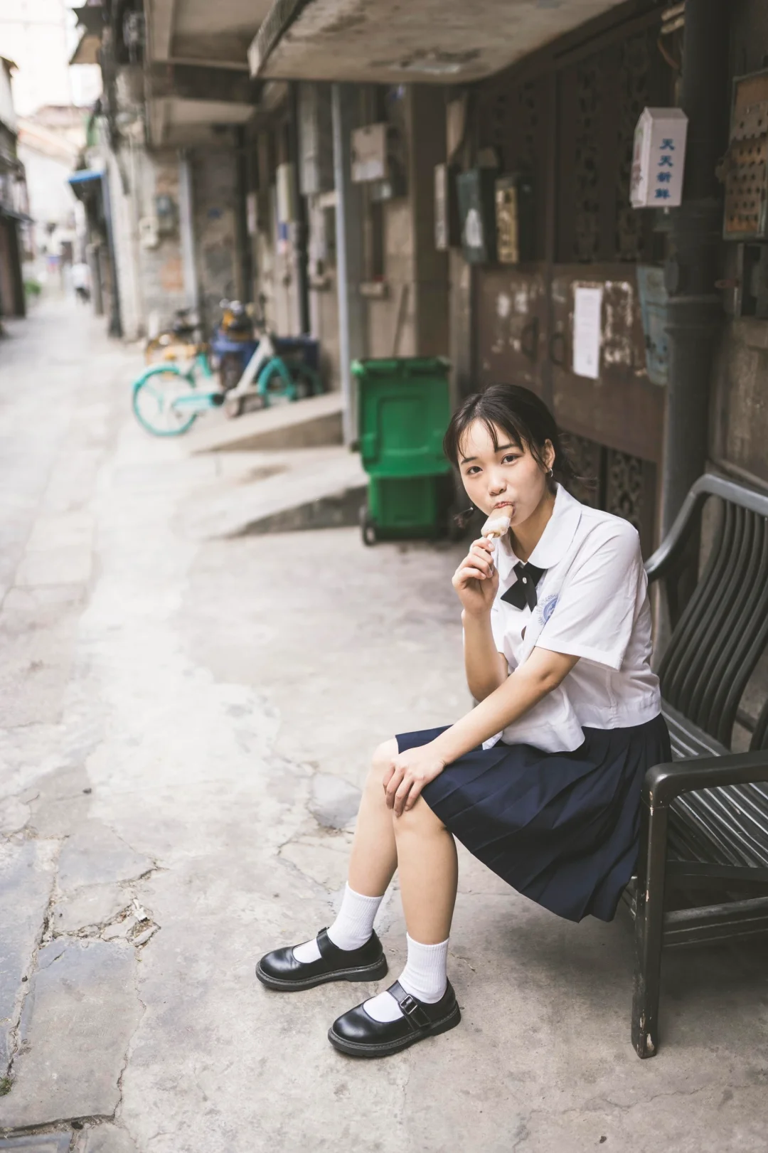 新安街|佛山约拍|日系仿胶片jk