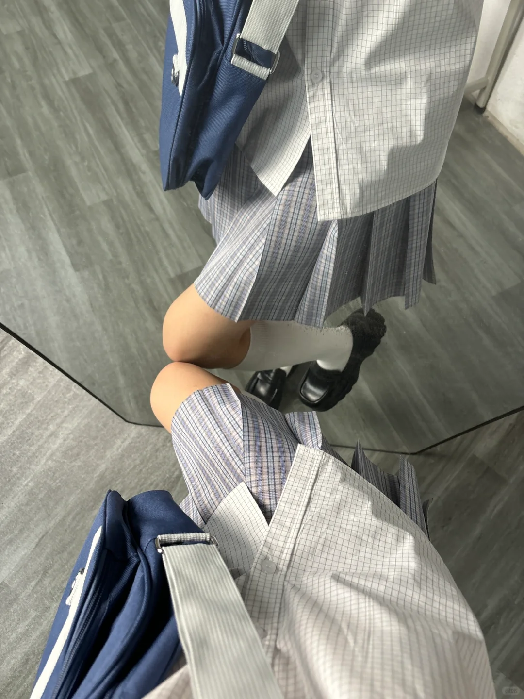 jk日常｜夏天真的太喜欢浅色格裙了！！