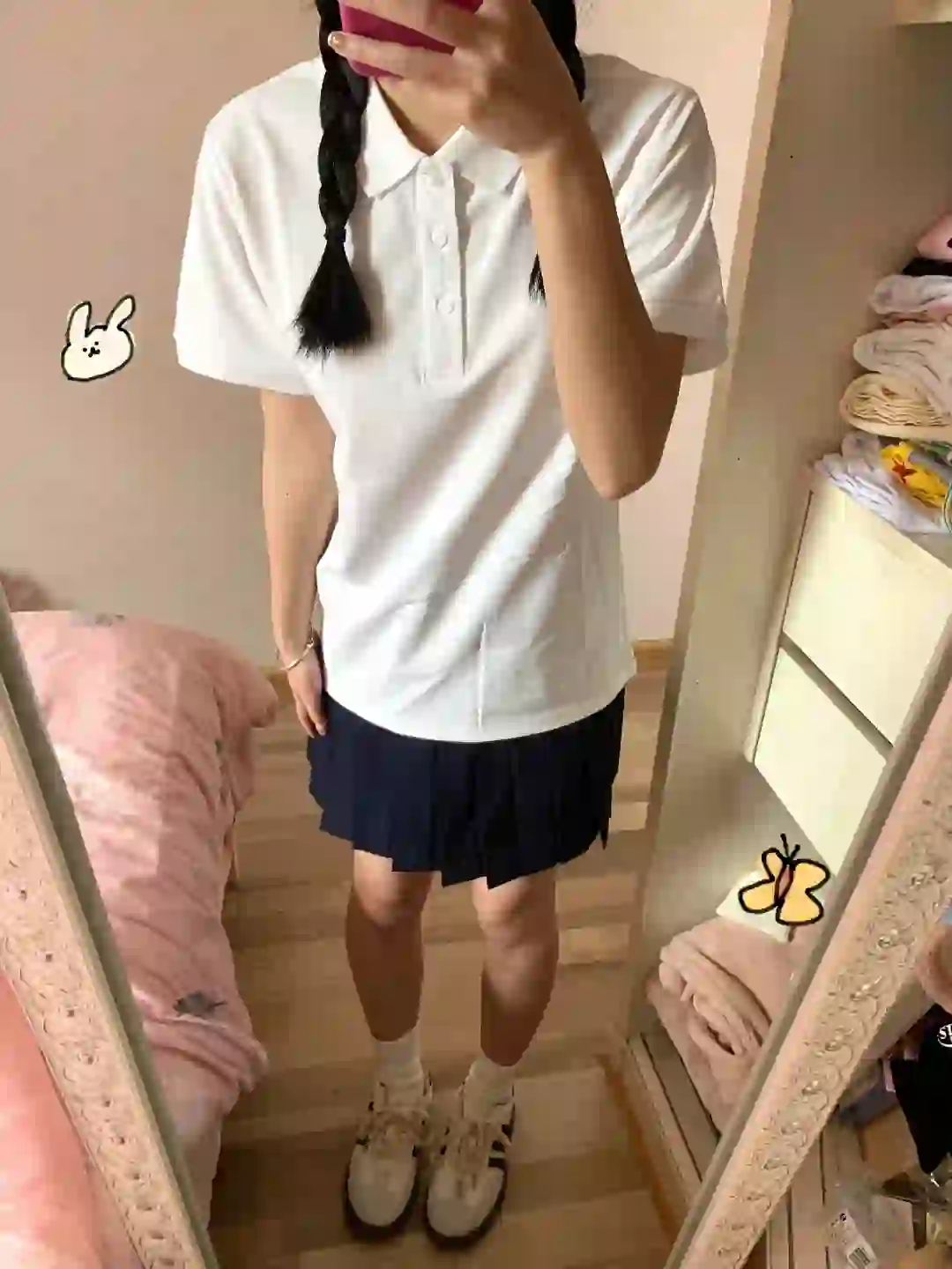 绀裙百搭的神！！