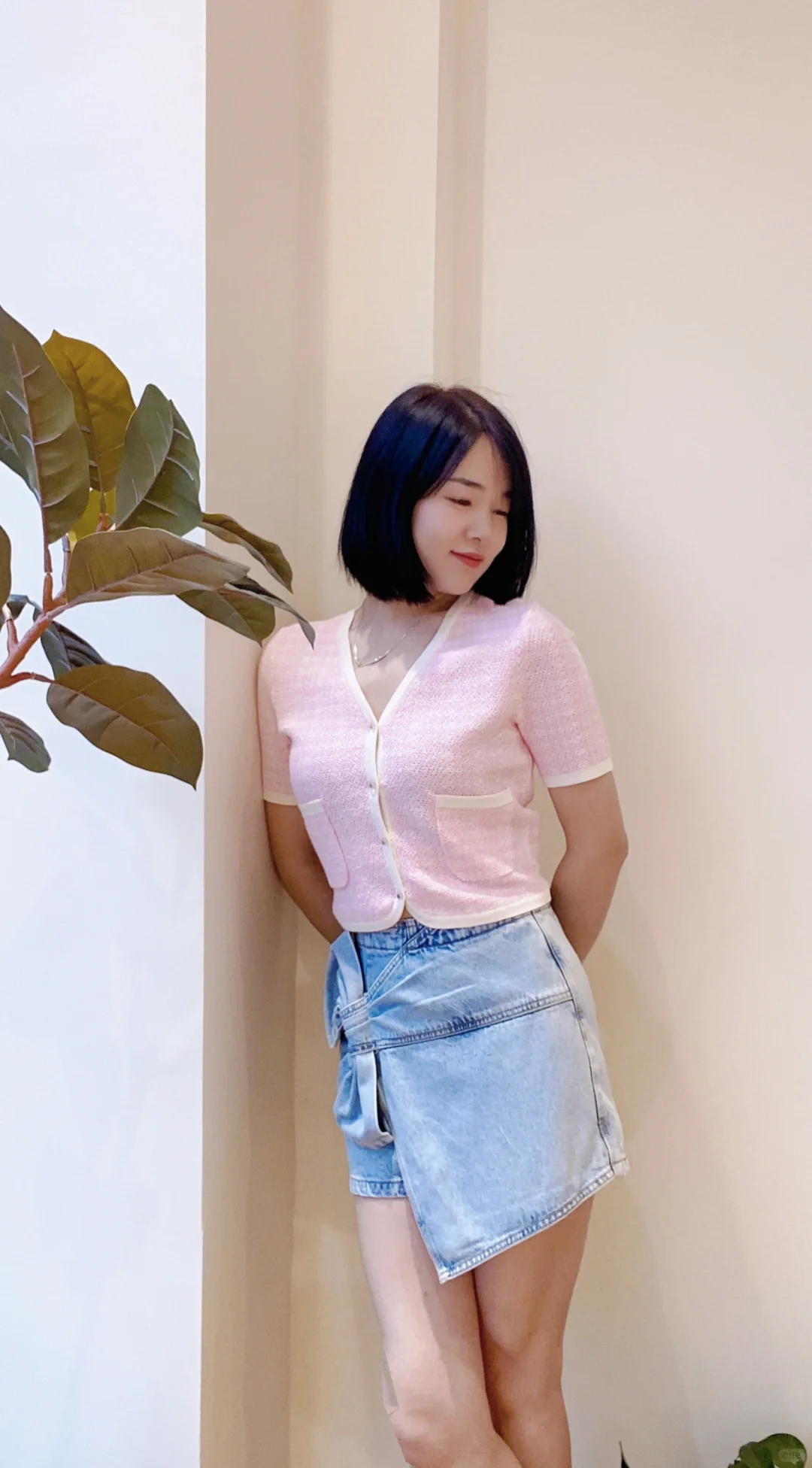 ochirly蝴蝶结🎀牛仔短裤