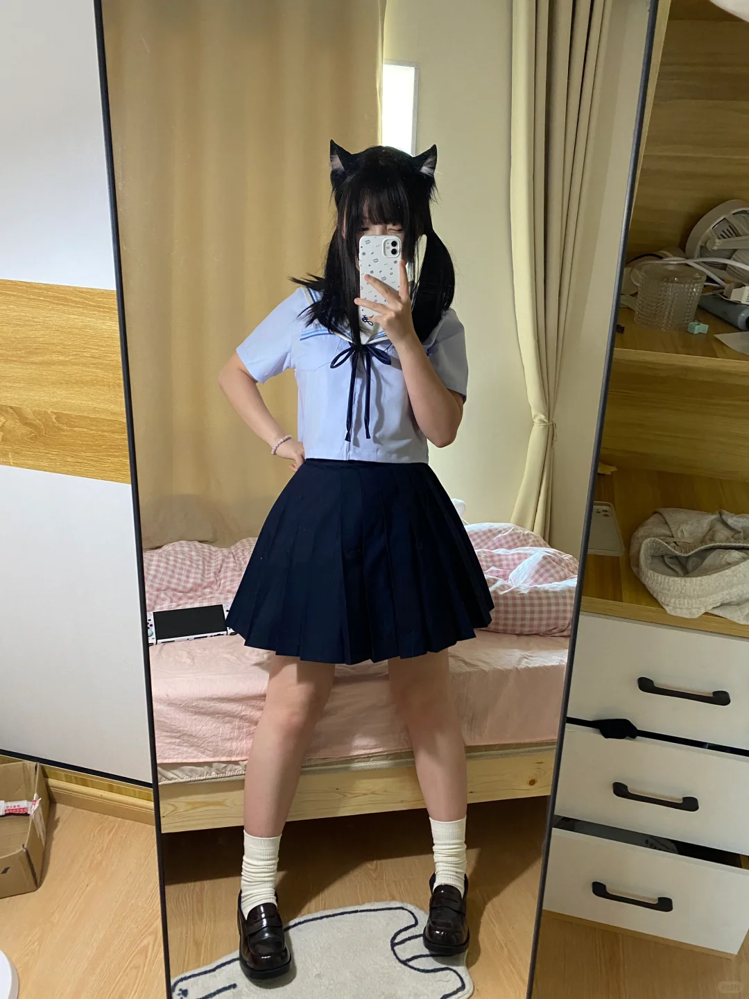 哎哟水手服➕裙撑真的萌的要死