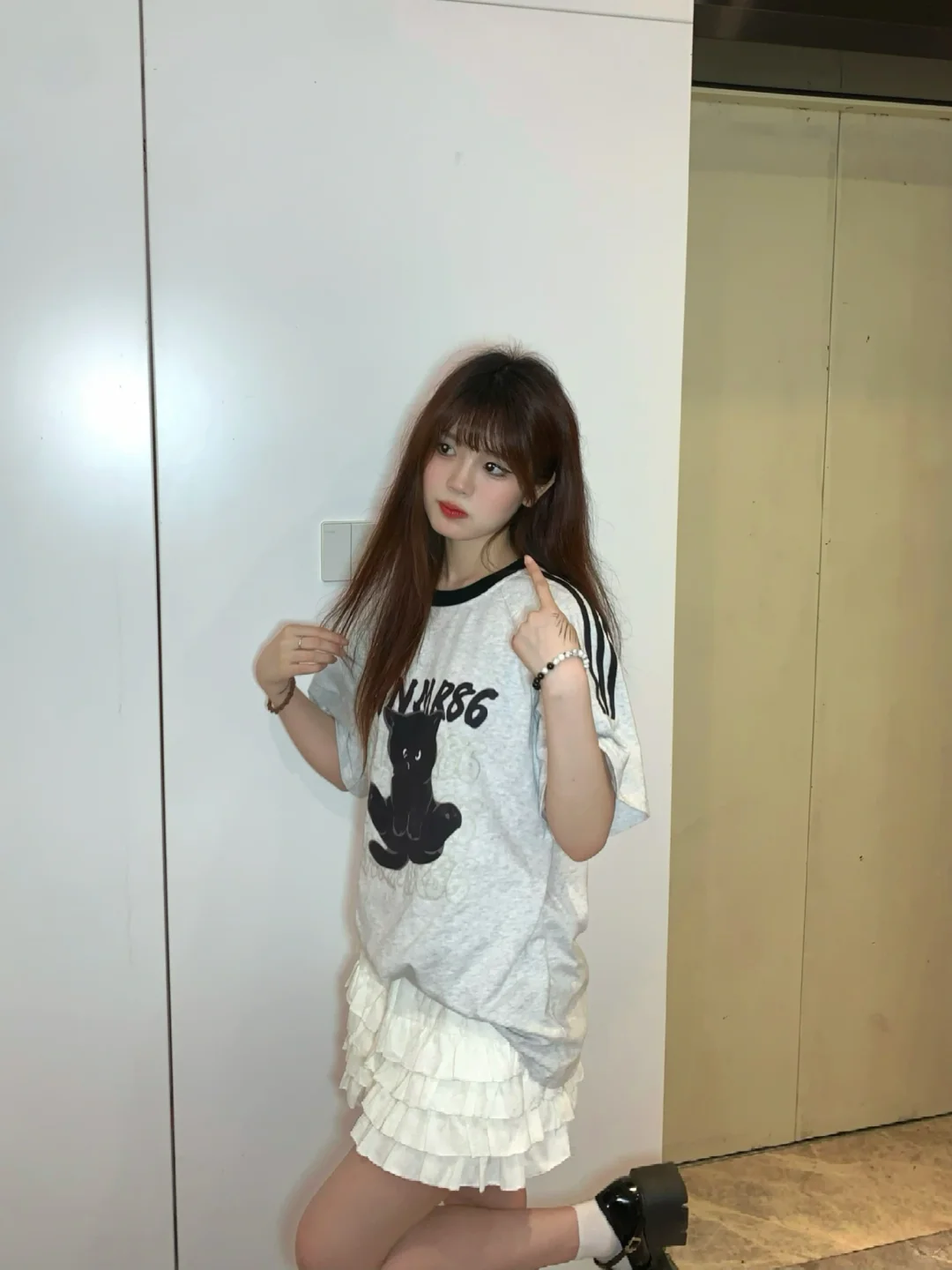 今日甜妹穿搭look