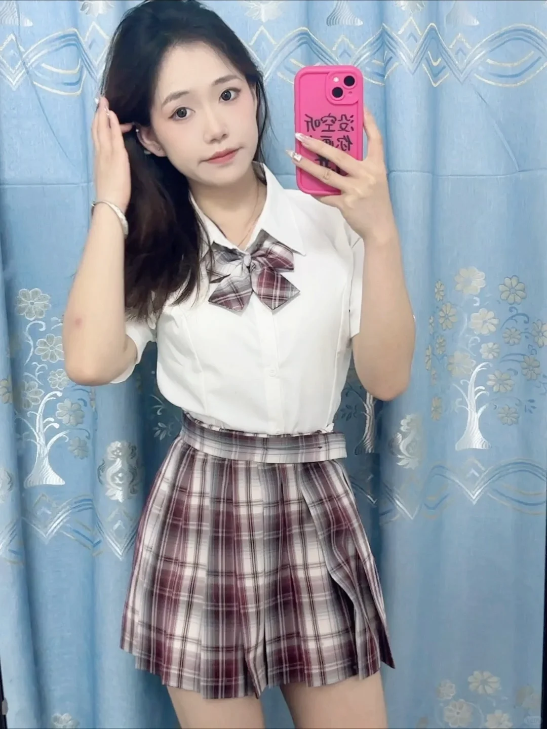 原来jk没有安全裤！！！