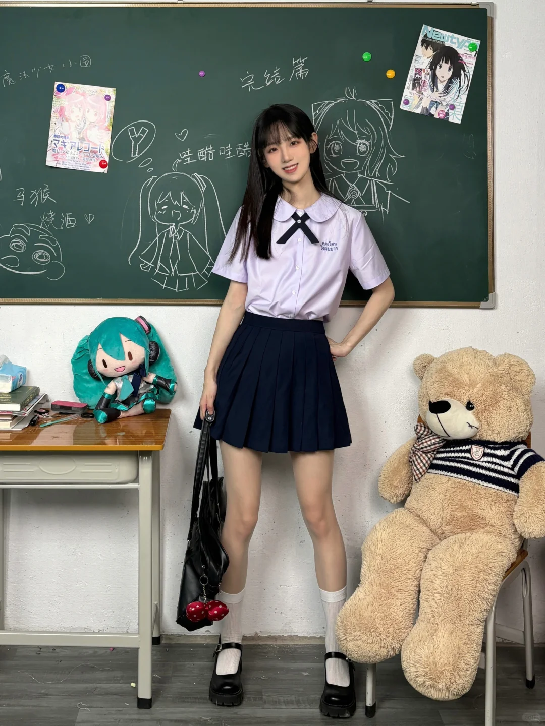jk日常｜泰式校服是什么乖乖女啊！