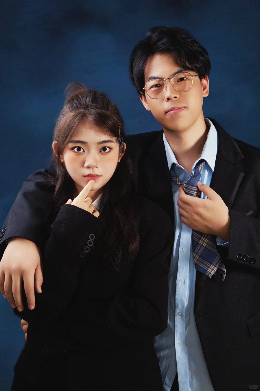 甜妹版美式证件照｜邯郸情侣写真