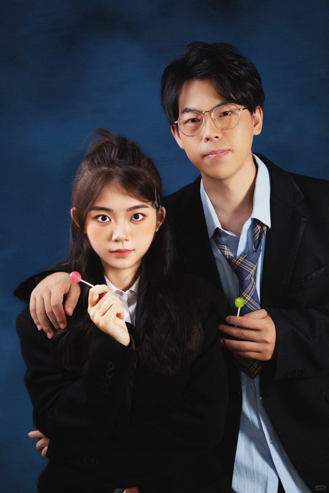 甜妹版美式证件照｜邯郸情侣写真