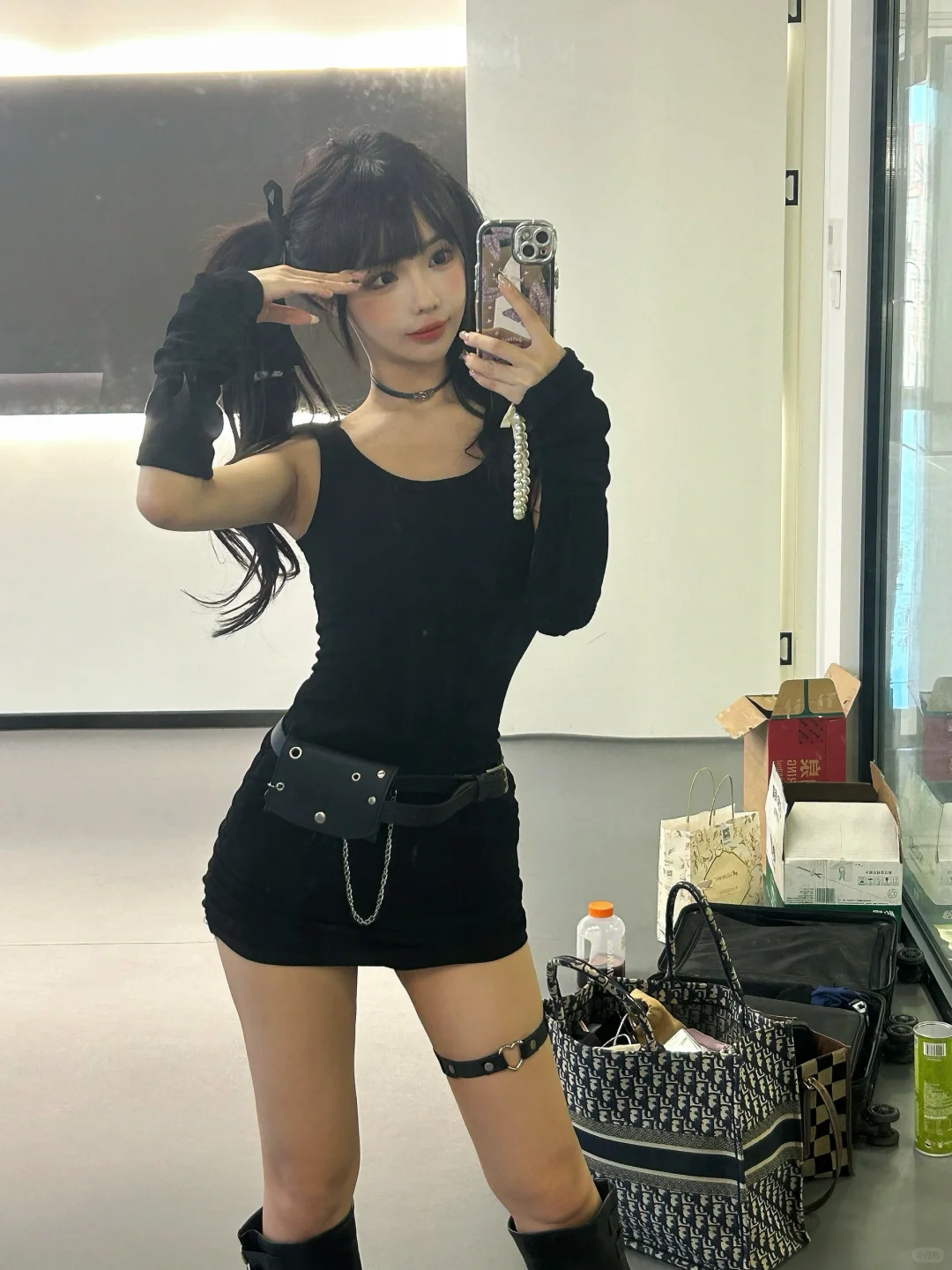双马尾造型