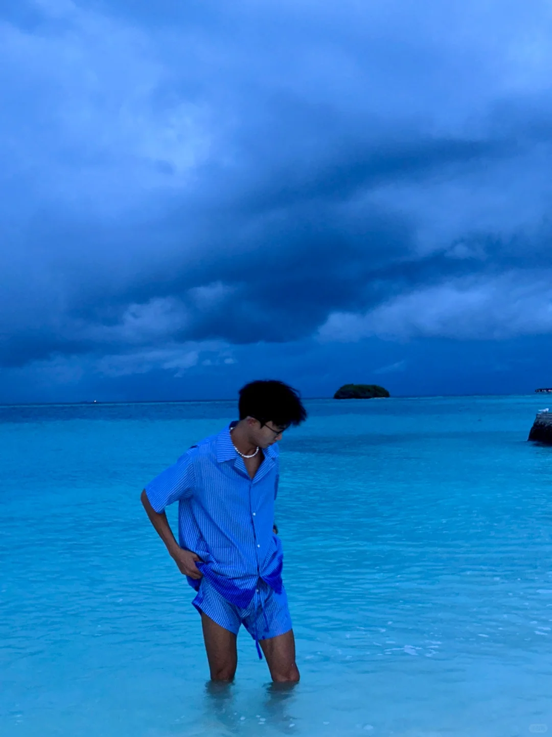 马代雨季初体验🌧️ | 阴天的海竟然也这么美