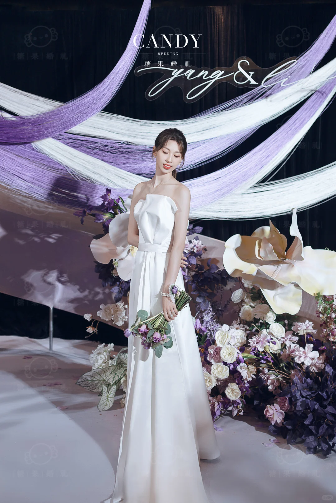 甜妹都爱的紫色婚礼