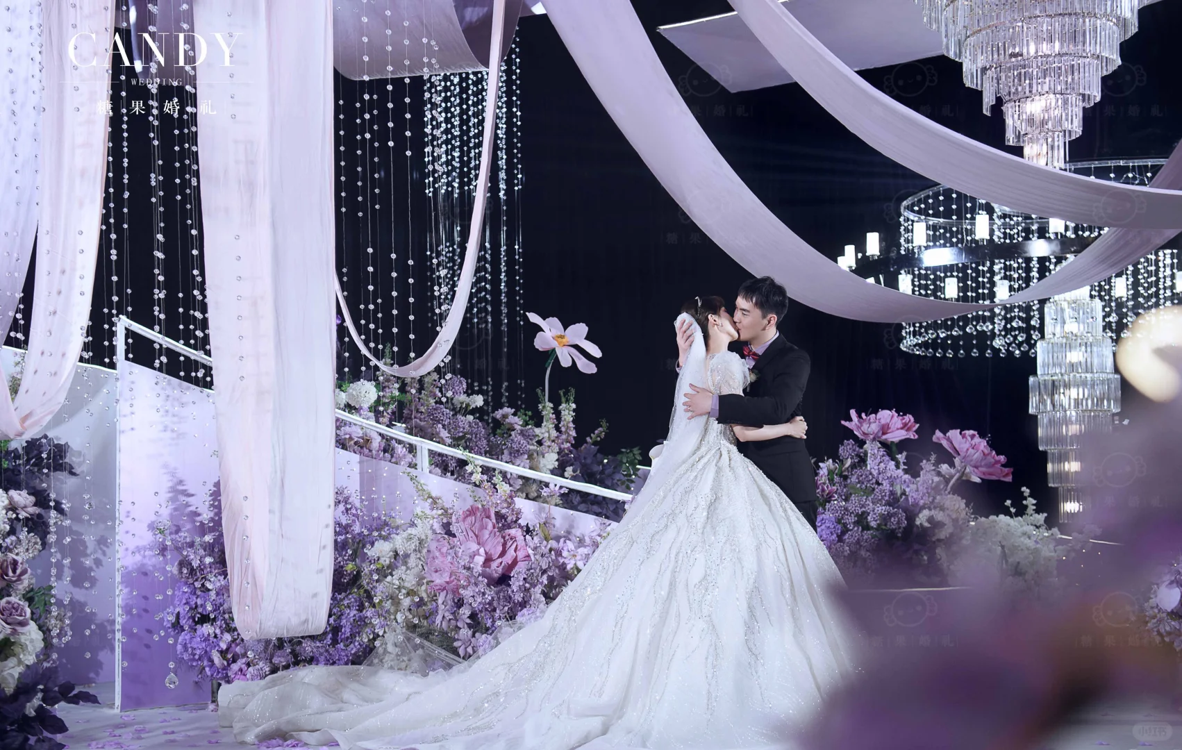 甜妹都爱的紫色婚礼