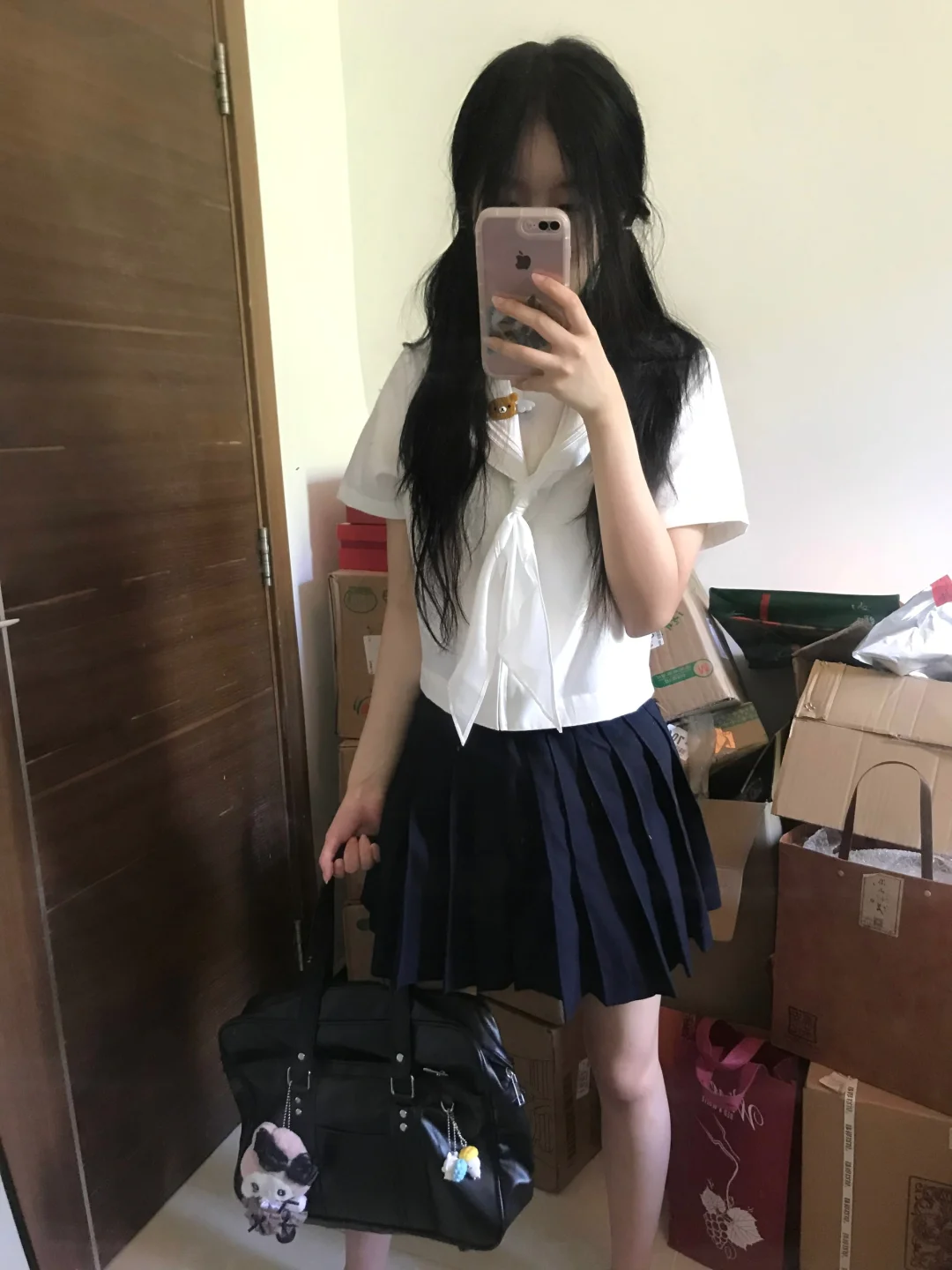 学校に行く前
