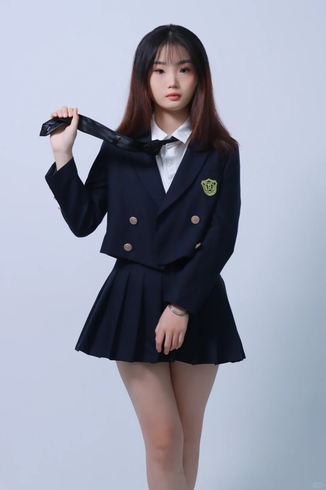 韩系女高学院风～可爱甜甜的jk学妹已上线