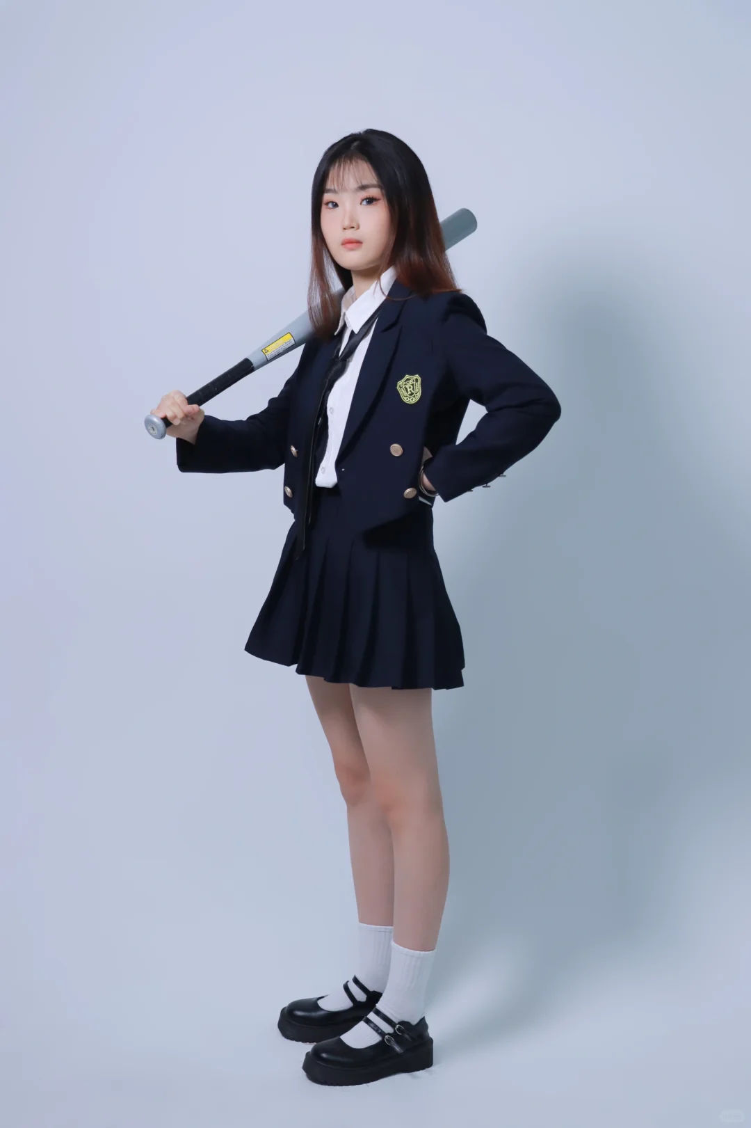 韩系女高学院风～可爱甜甜的jk学妹已上线