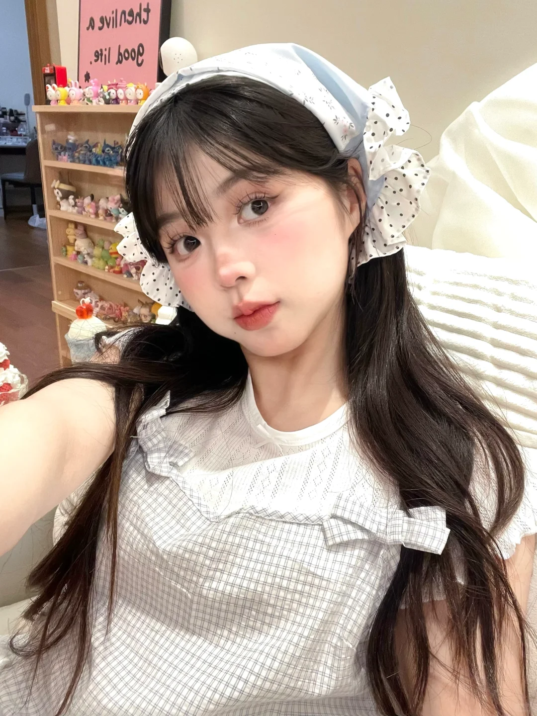 🐰软软兔系圆脸妆容分享！