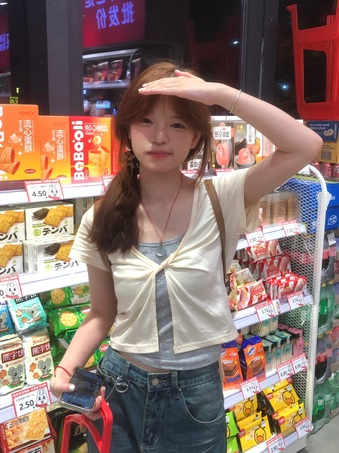 宝宝一起去逛超市嘛