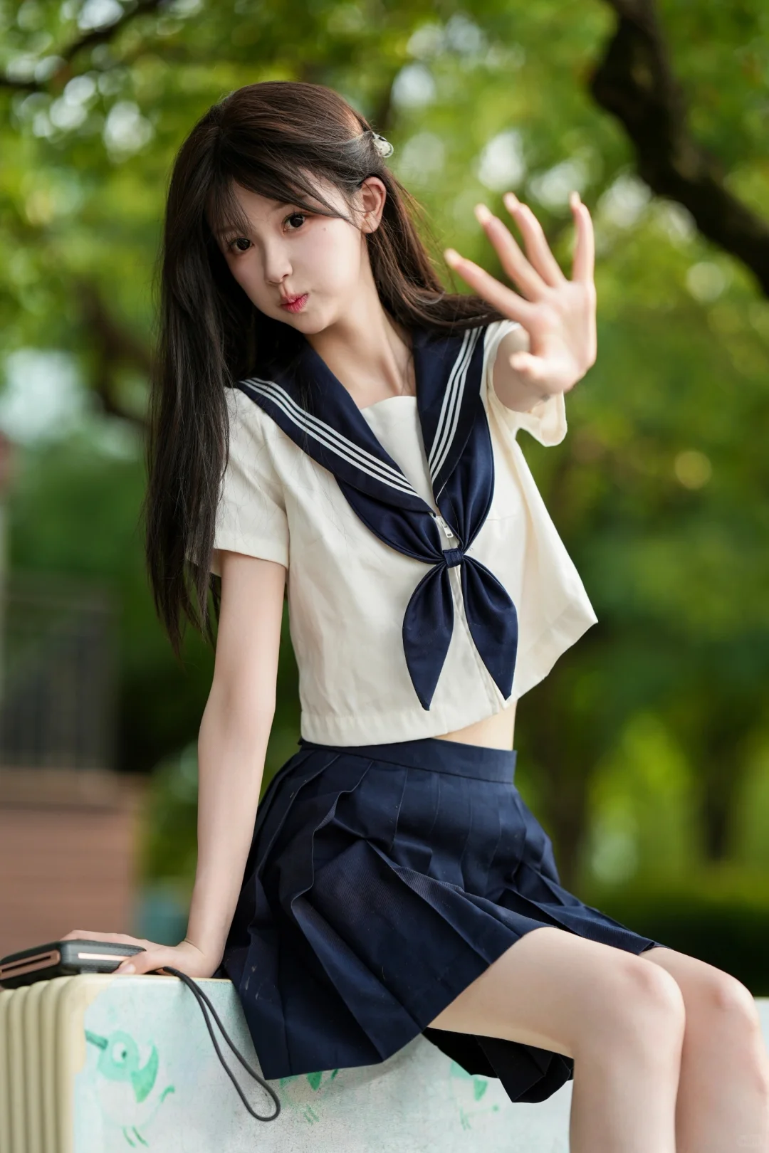 甜妹jk，谁不喜欢呢？